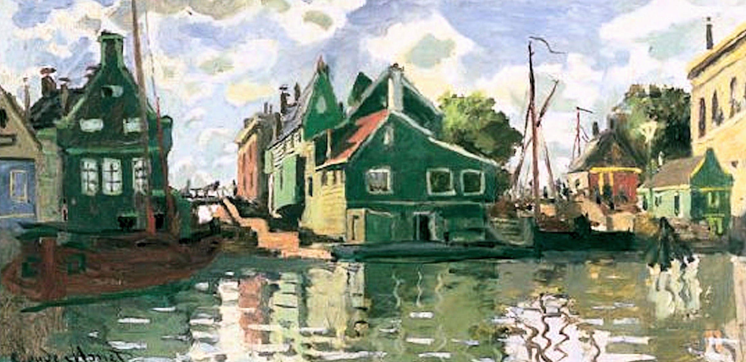 Home affaire Kunstdruck »MONET / Kanal bei Zaandam«, (1 Stück)-Otto