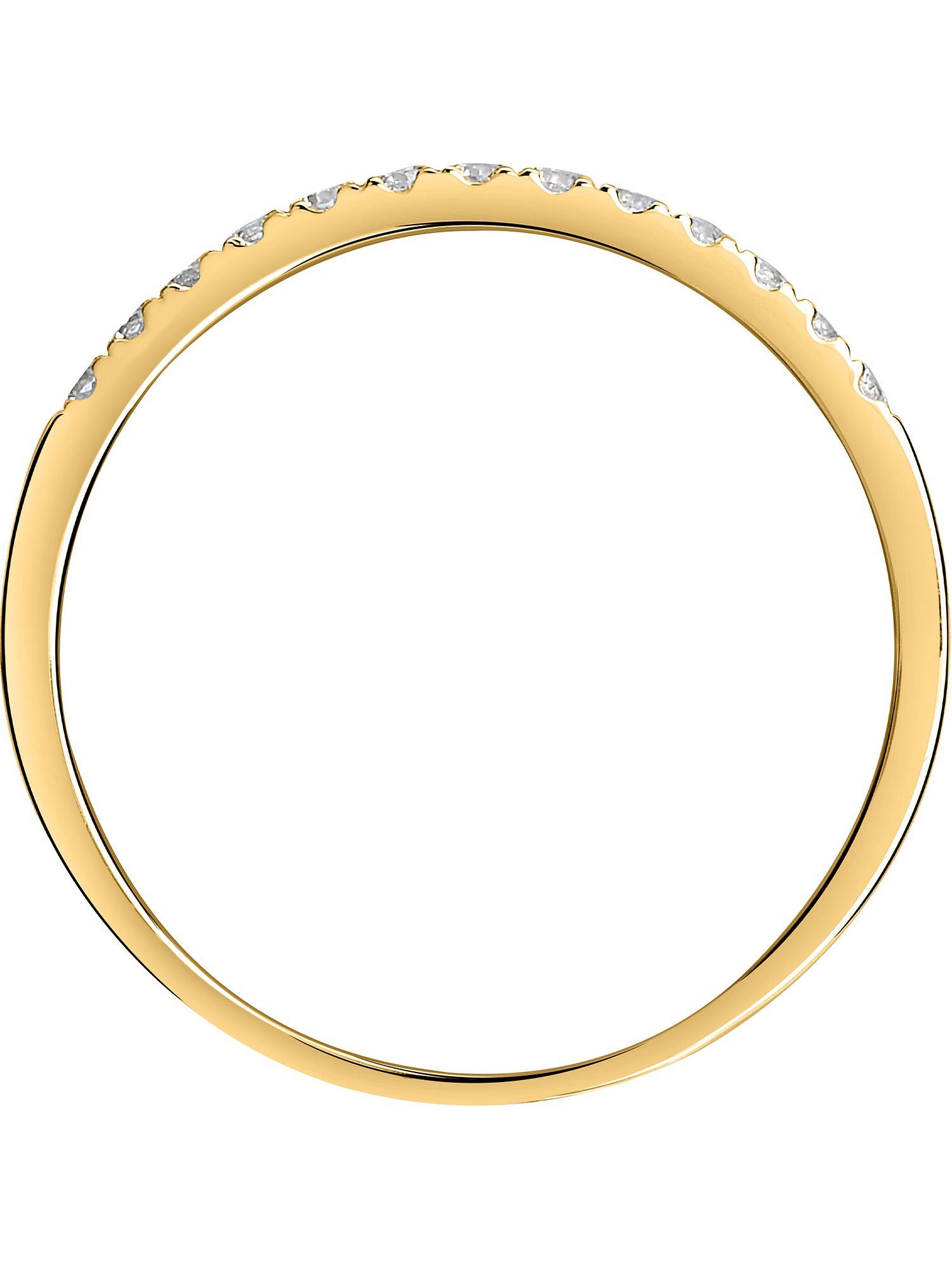 CHRIST Diamantring CHRIST Damen-Damenring 585er Gelbgold 14 Diamant günstig online kaufen