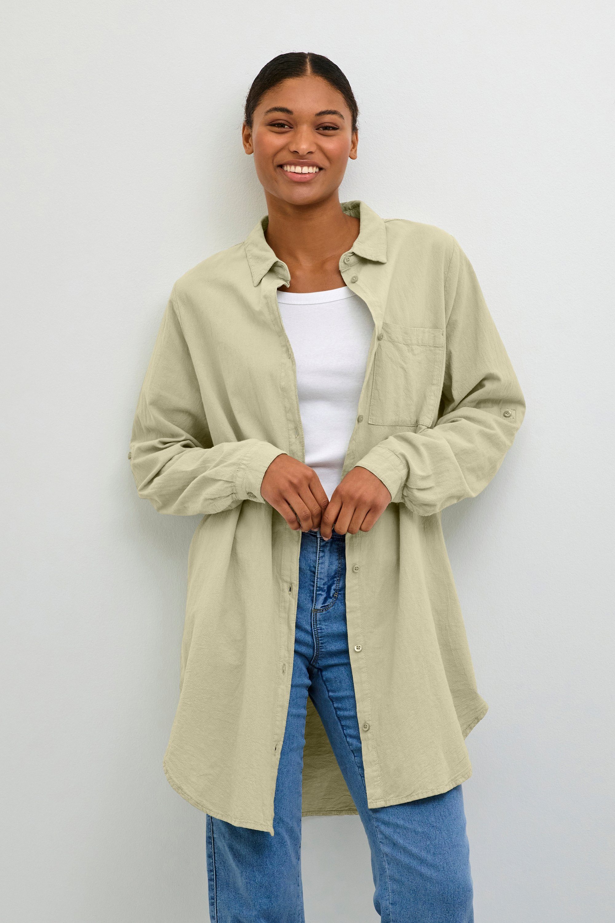 KAFFE Langarmhemd Langarm - Hemd KAnaya