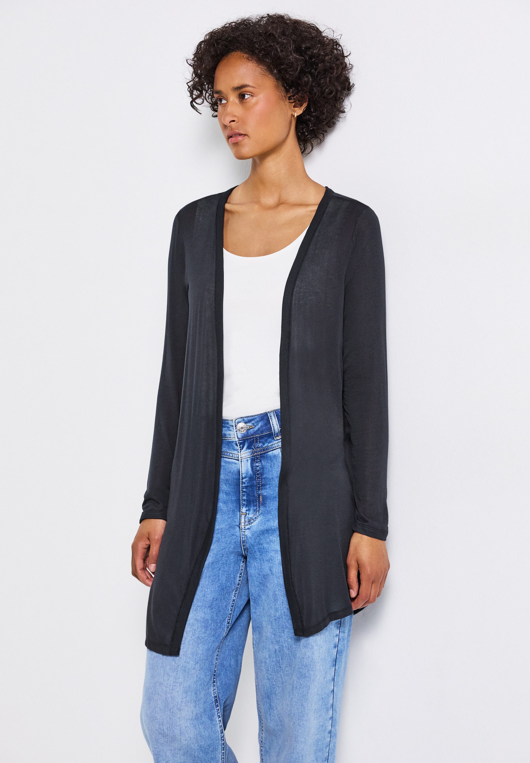 STREET ONE Shirtjacke ohne Verschluss günstig online kaufen
