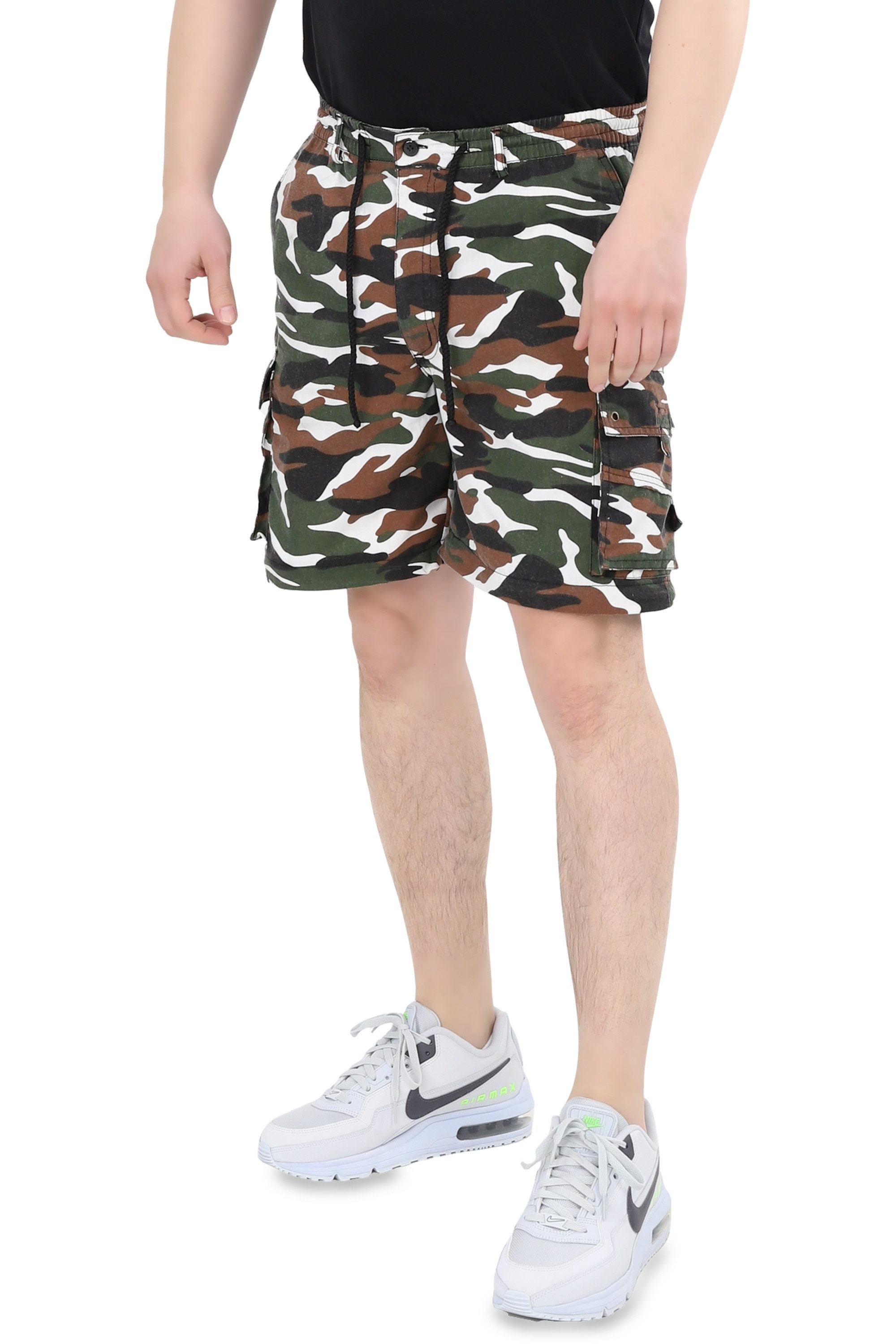 Ben Creek Cargobermudas QM7 3/4 Zip-Off Capri Bermuda, kurze Herren Shorts, Outdoorhose