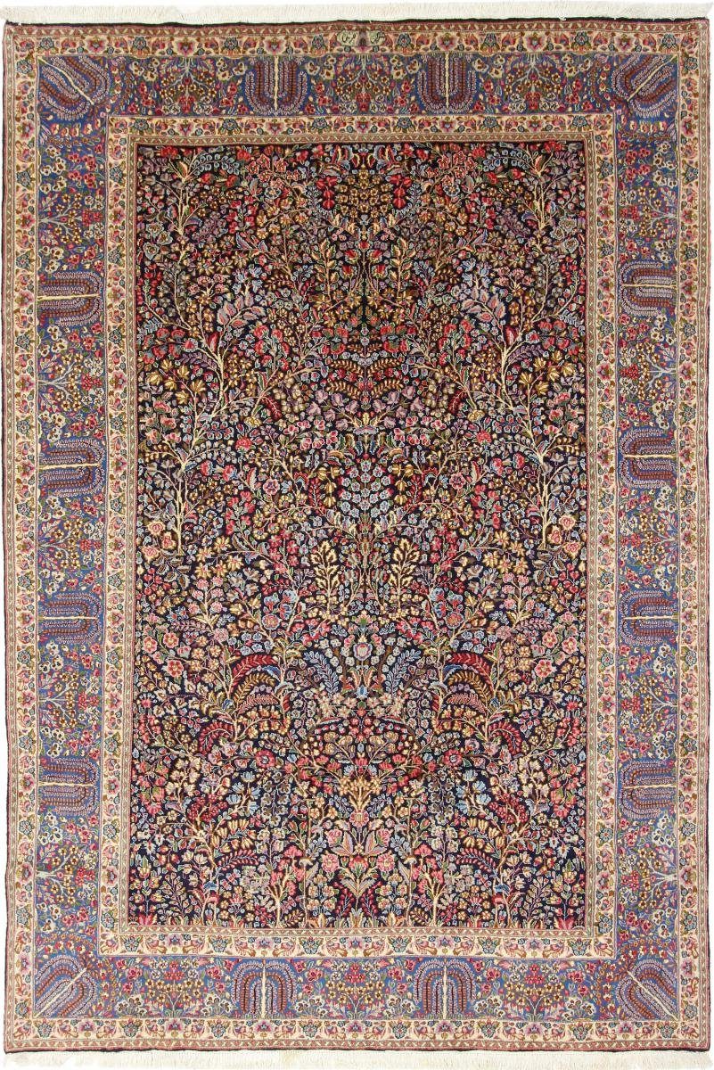 Orientteppich Kerman Sherkat 203x299 Handgeknüpfter Orientteppich / Perserteppich, Nain Trading, rechteckig, Höhe: 12 mm