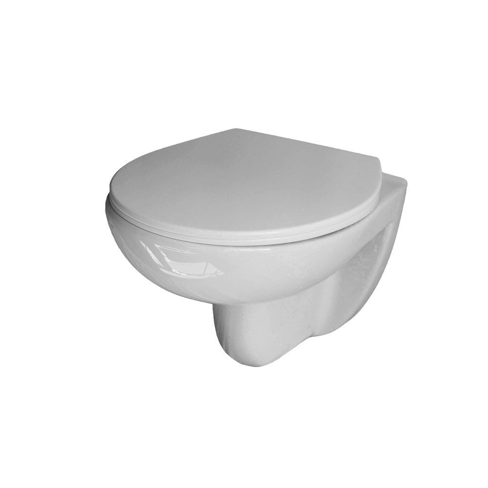 Tiefspül-WC Keramik Hänge WC mit Sitz softclose