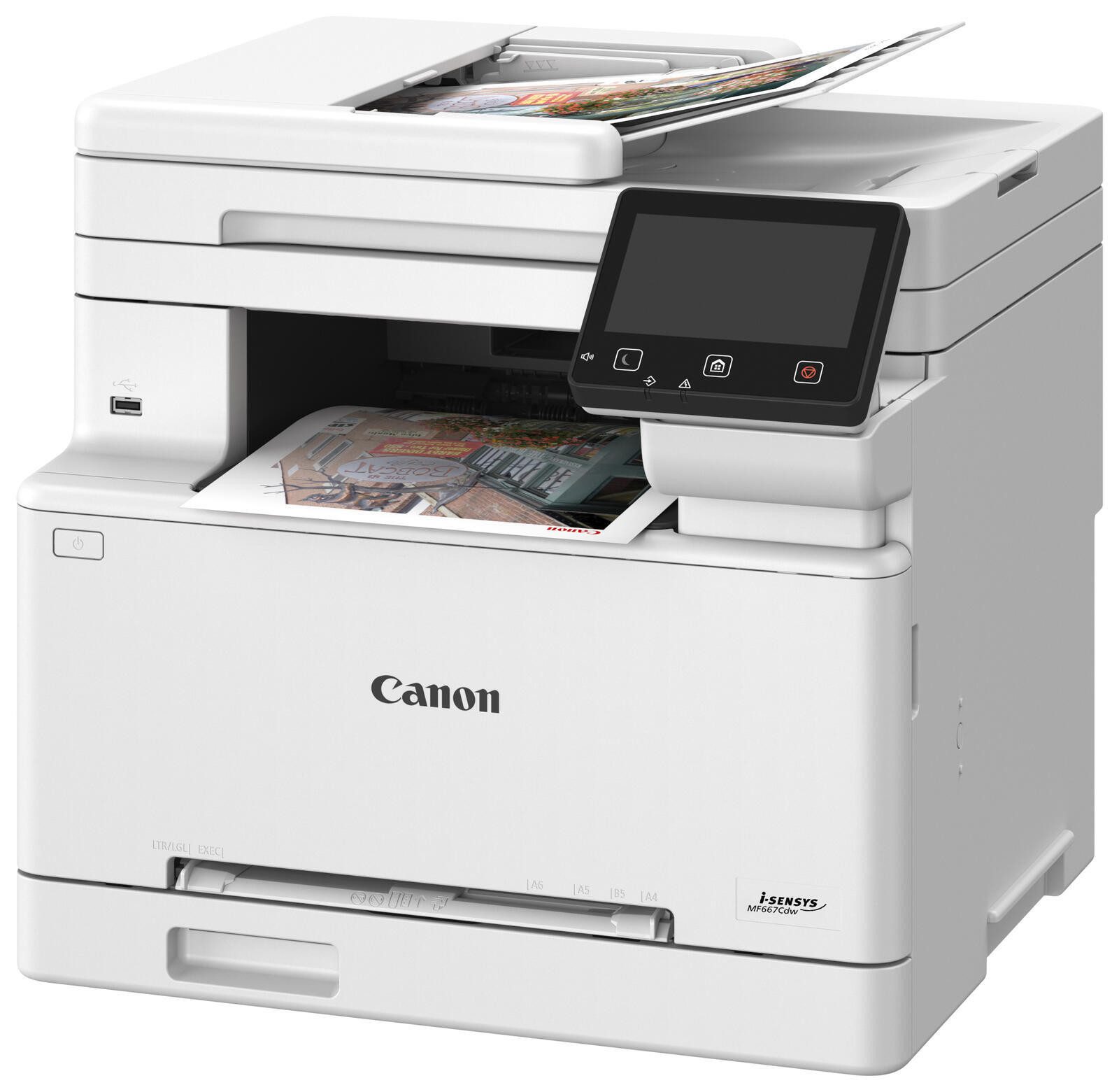Canon MF667Cdw Цветной лазерный принтер, (WLAN, LAN, ADF (Automatischer Dokumenteneinzug), Automatischer Duplexdruck)