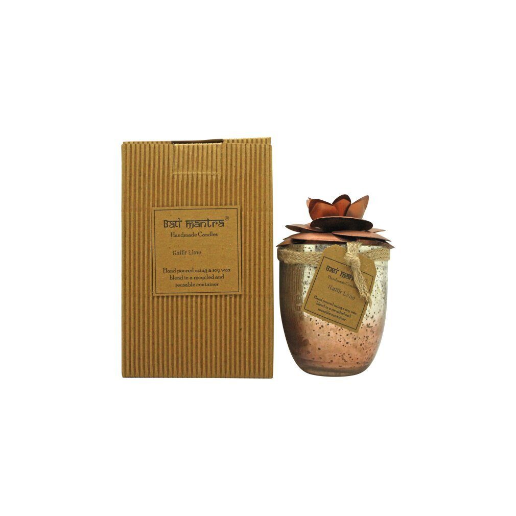 Mantra Duftkerze Camellia Glass Candle 500g - Kaffir Lime