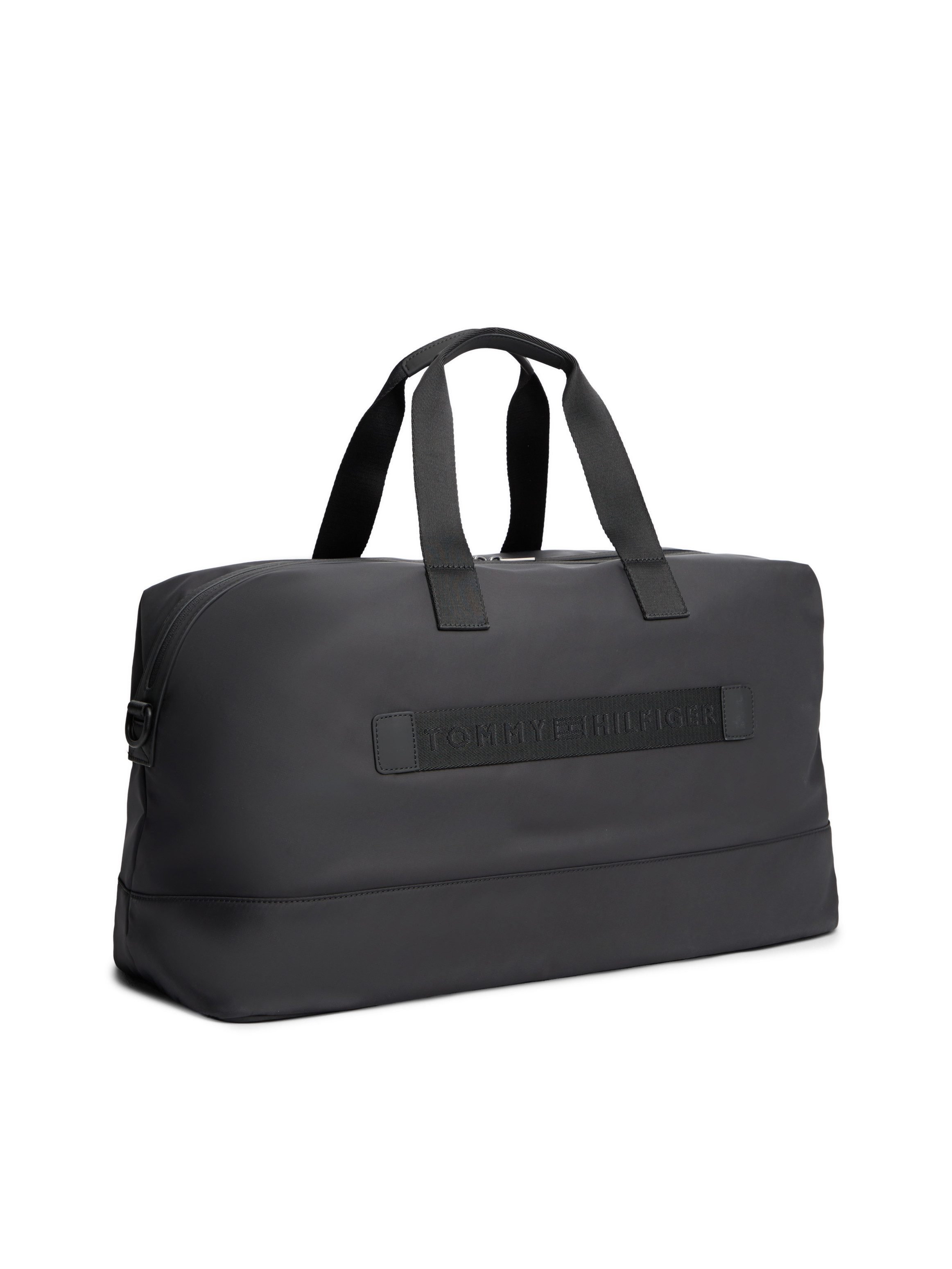 Tommy Hilfiger Weekender TH REPREVE DUFFLE, Unisex Reisetasche, Geschäftstasche mit breitem Logo-Textilband