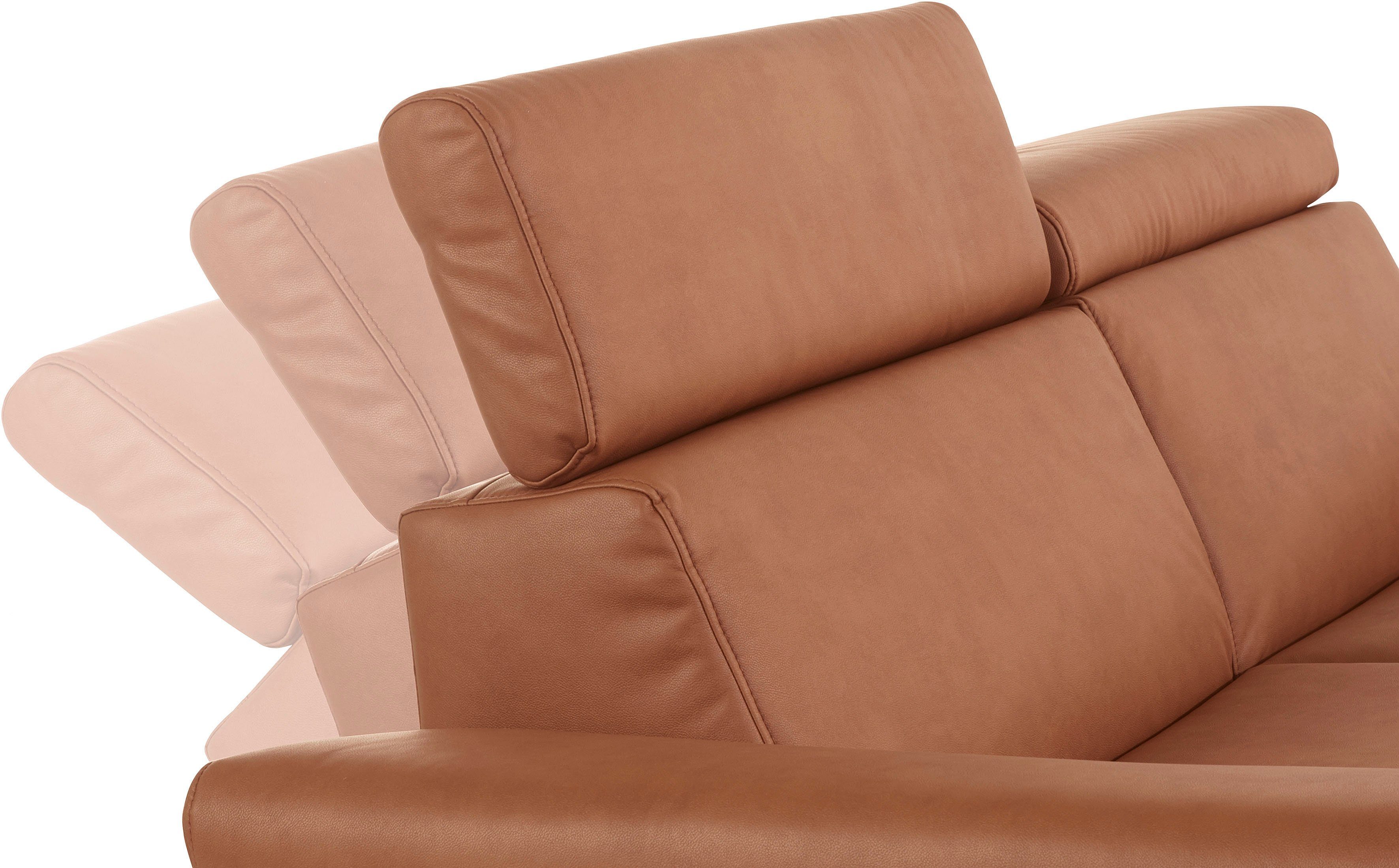 Luxus, of Luxus-Microfaser wahlweise Style 2-Sitzer mit Rückenverstellung, Places Trapino in Lederoptik