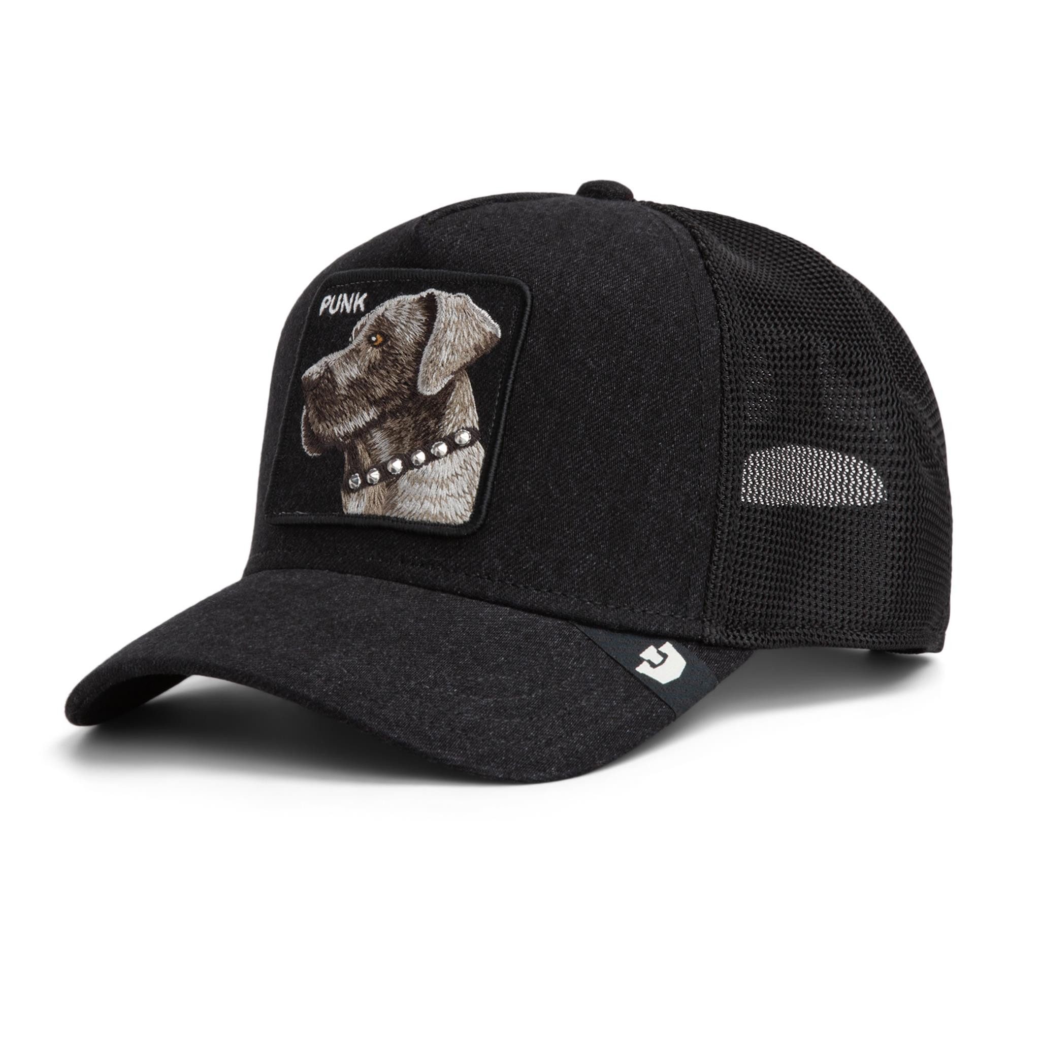 GOORIN Bros. Trucker Cap Goorin Bros. Punk Dawg Trucker Cap Dark Denim (Basecap, Basecap, Meshcap, Trucker Kappe)