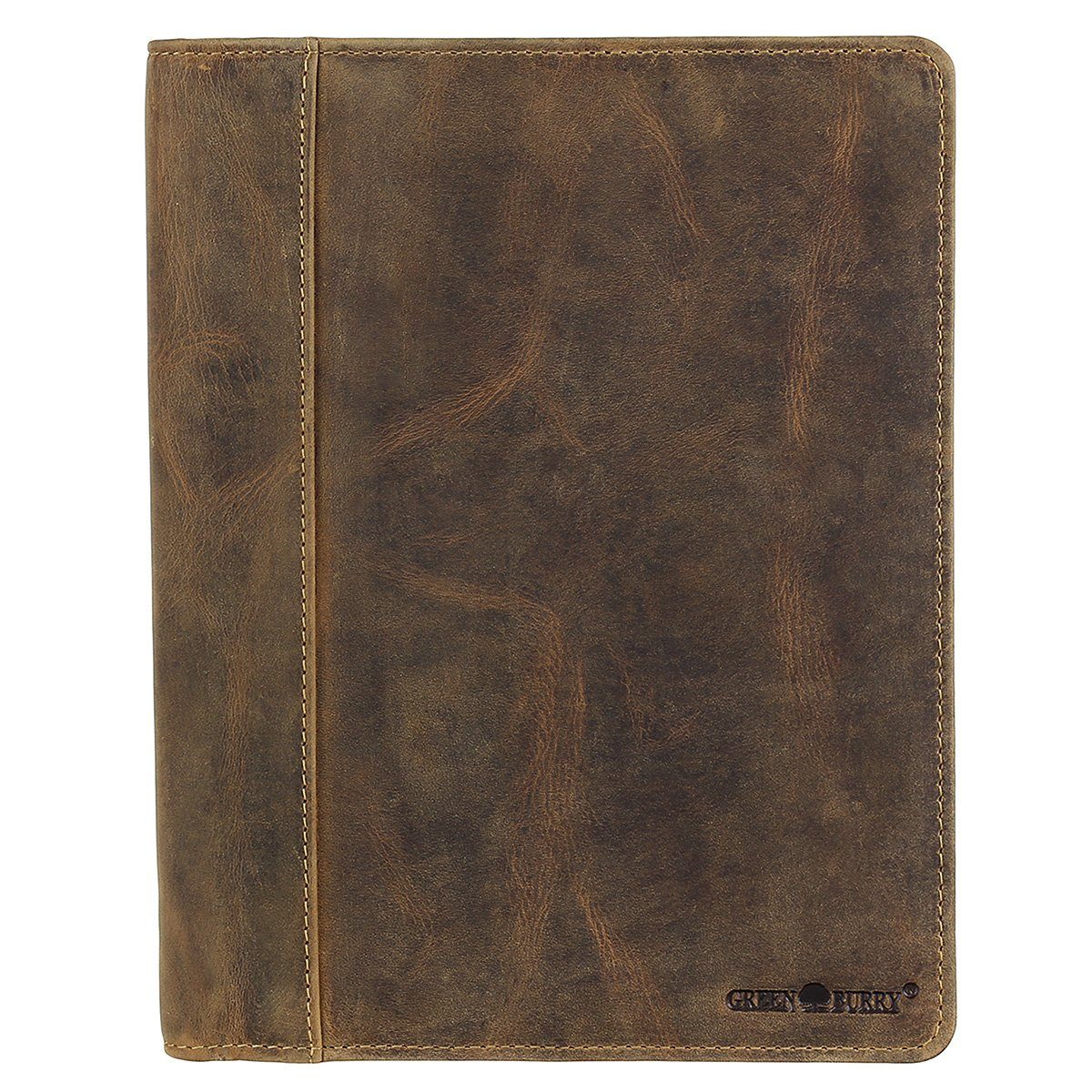 Schreibmappe Vintage A5 Leder Reißverschluss Schreibmappe Aktenmappe