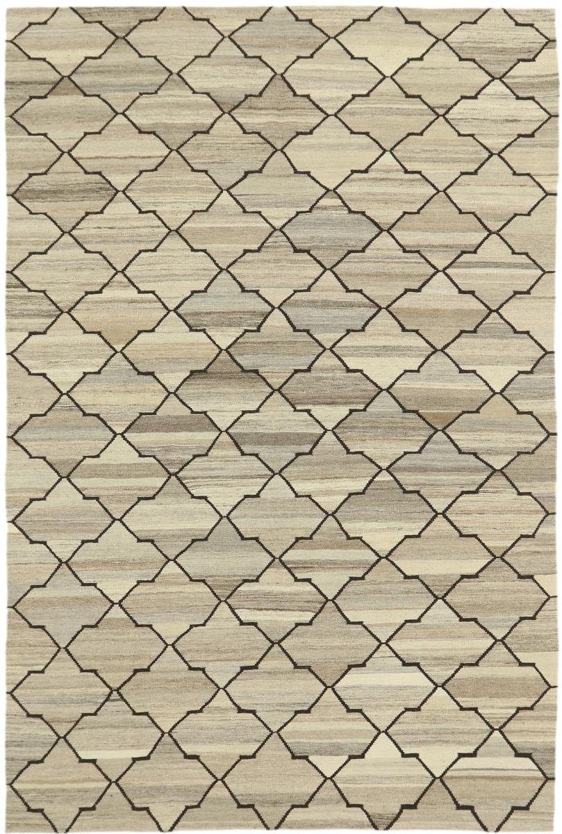Handgewebter Höhe: Kelim Orientteppich Moderner Berber Orientteppich, 198x300 3 rechteckig, Design mm Nain Trading,