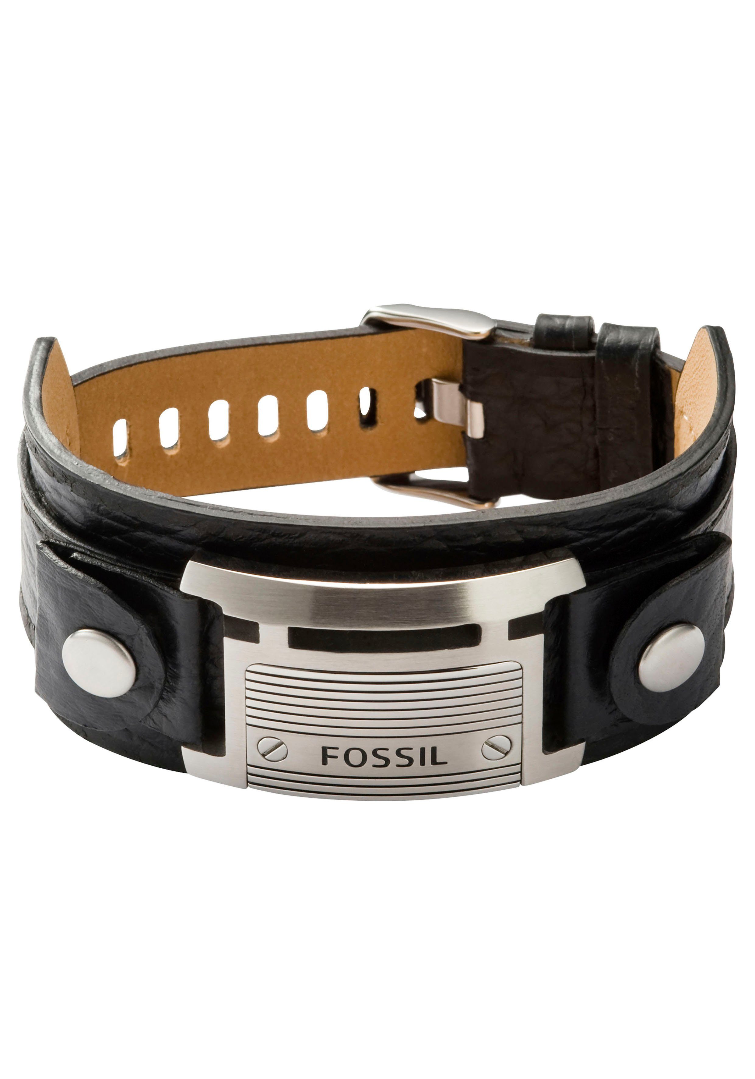 Fossil Lederarmband Schmuck Geschenk Armkette Lederband, all time  Klassiker, Zu Hoodie, Shirt, Jeans, Sneaker! Anlass Geburtstag,  Weihnachten, Das Armband ist für dich das perfekte Zubehör zu deinem  abgerundeten Outfit