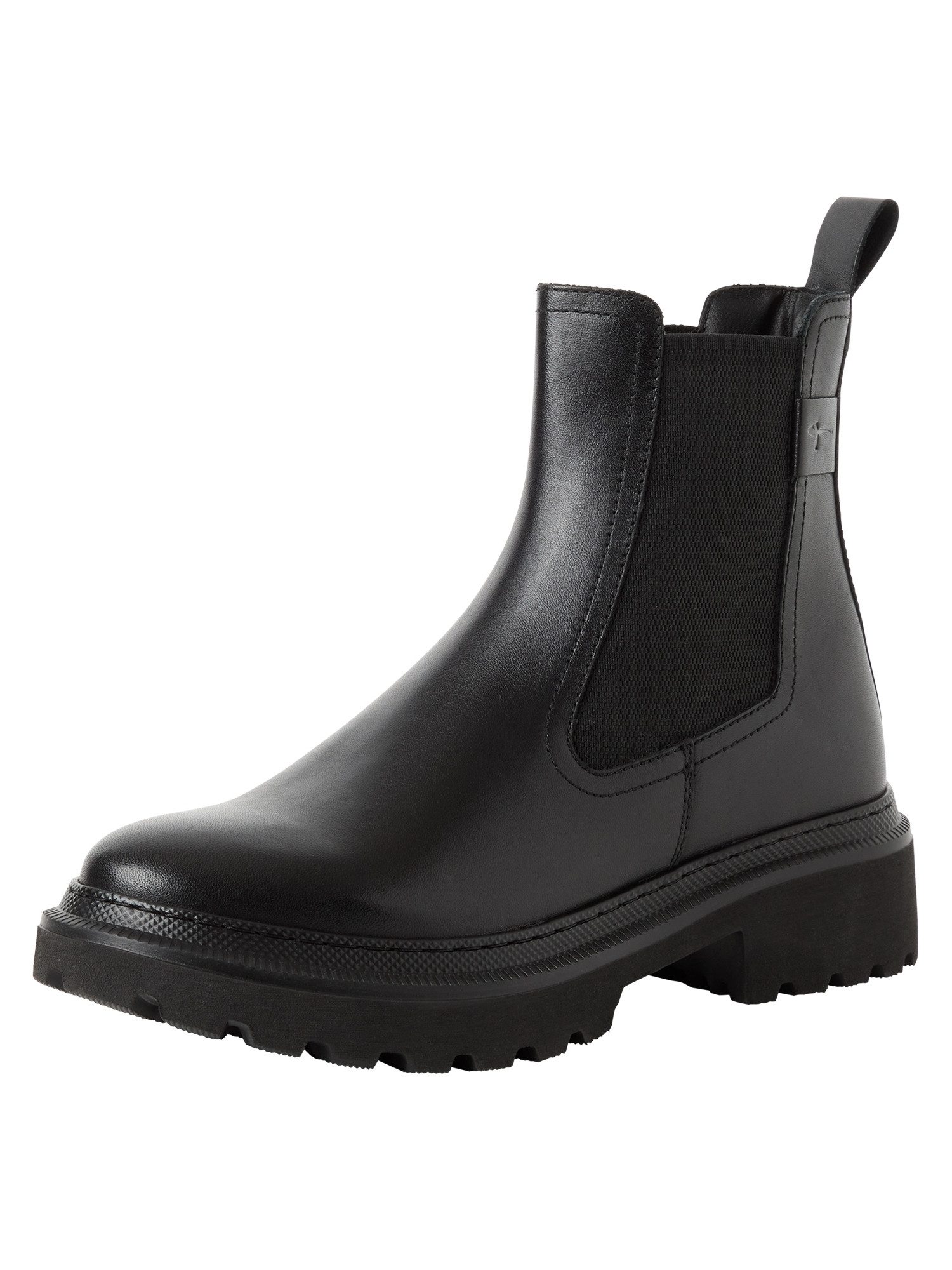 Tamaris Removable Sock aus Leder kein Absatz 1-25476-47 Chelseaboots Removable Sock