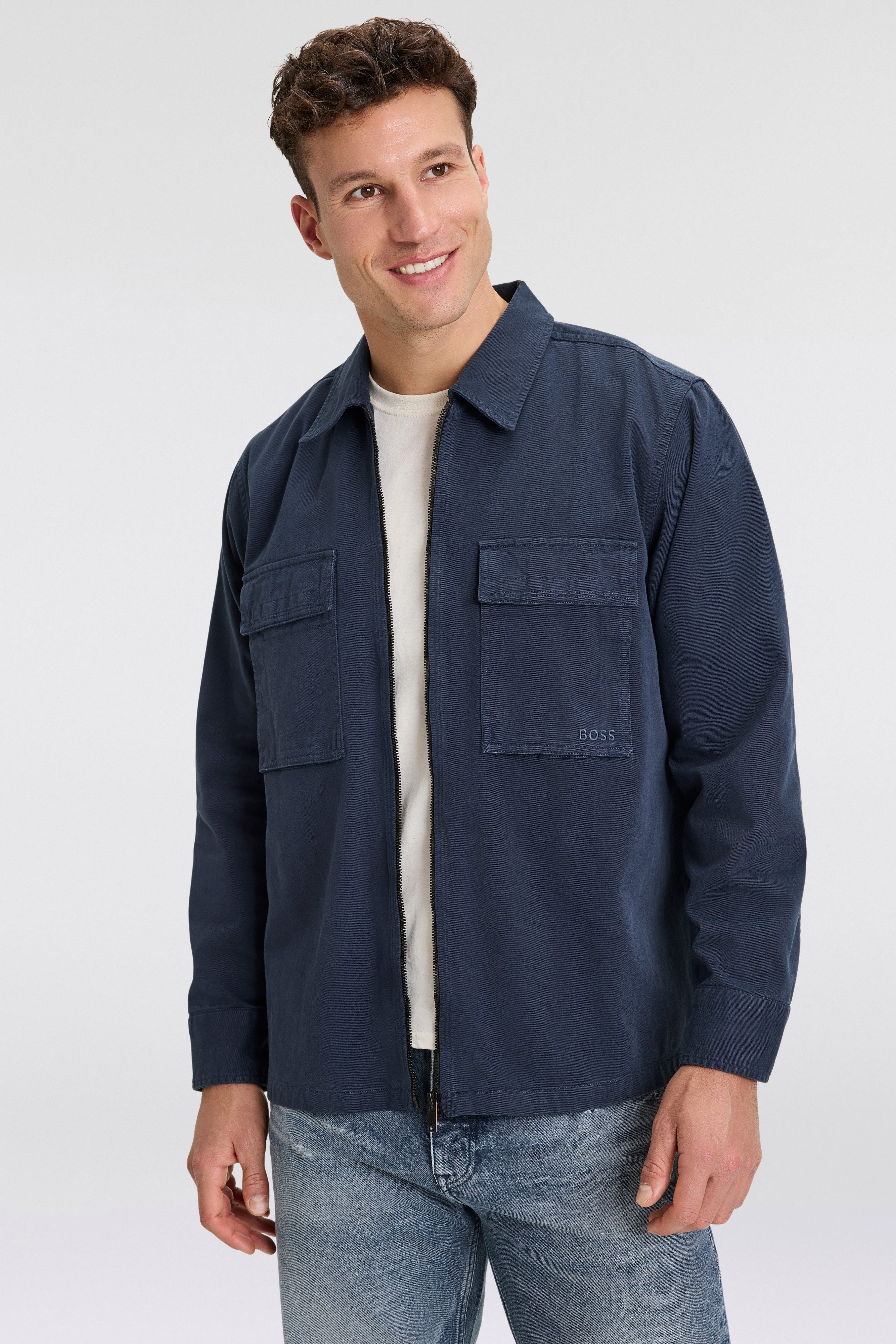 BOSS ORANGE Cargojacke Lovel-zip_12_M mit aufgesetzten günstig online kaufen