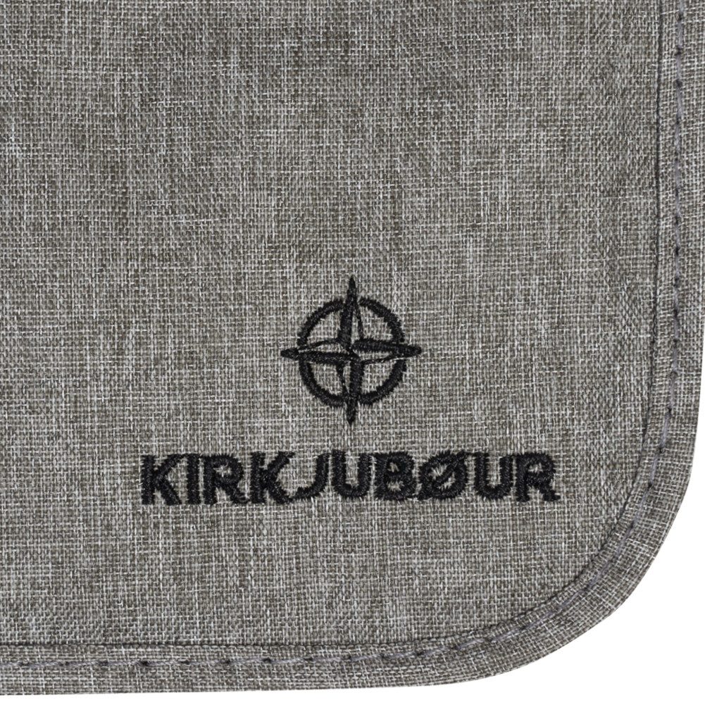 KIRKJUBOUR Kulturbeutel "Rejser" Outdoor Kulturtasche, mit Haken zum Aufhängen, optimal für Reisen und Ausflüge