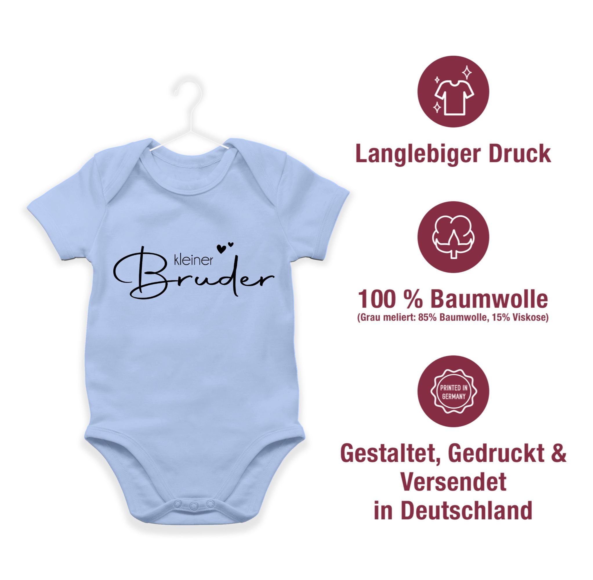 Shirtracer Shirtbody - Bruder 1 Bruder Kleiner Babyblau Kleiner Brother Little