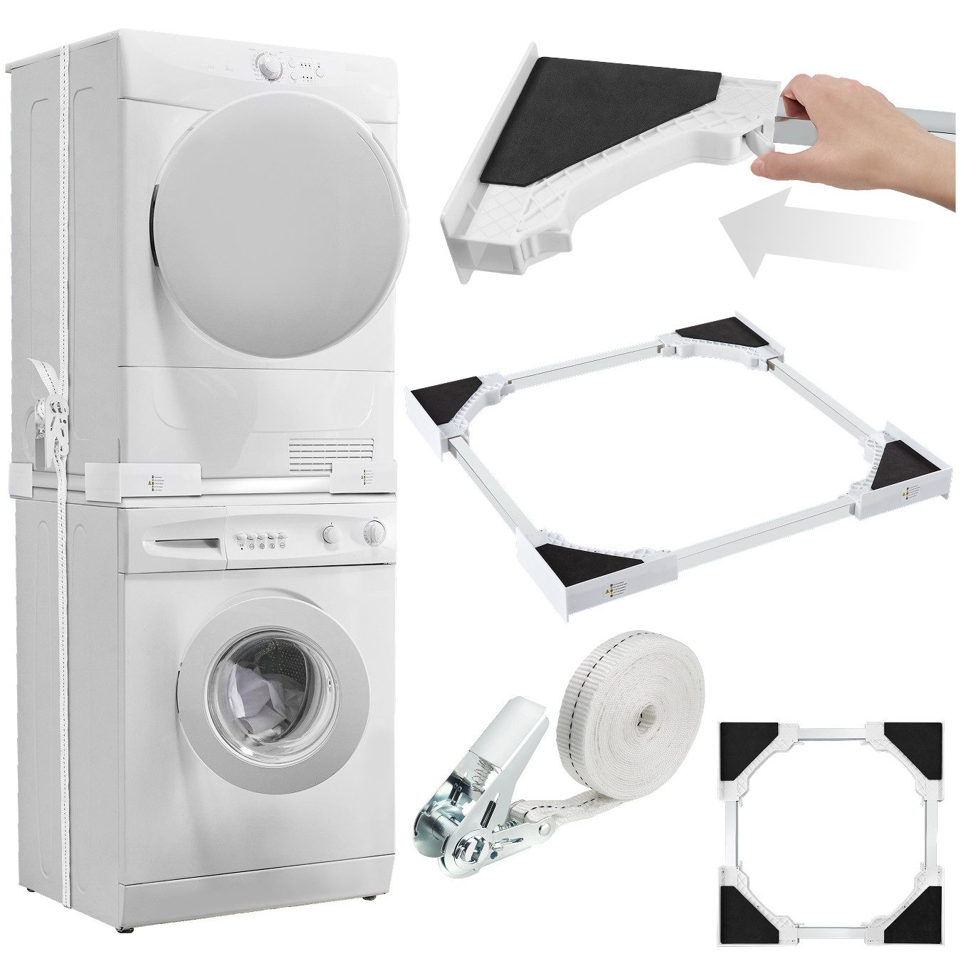 tectake Zwischenbaurahmen Verbindungsrahmen Parret, verstellbar, inkl. Rats günstig online kaufen