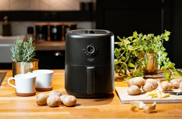 JUNG Heißluftfritteuse Airfryer Heißluftfritteuse 3L Fritteuse Heissluft ohne Öl, 1300,00 W, automatische Abschaltung, 1300W, Friteuse, Heissluftfriteuse, Fettfrei