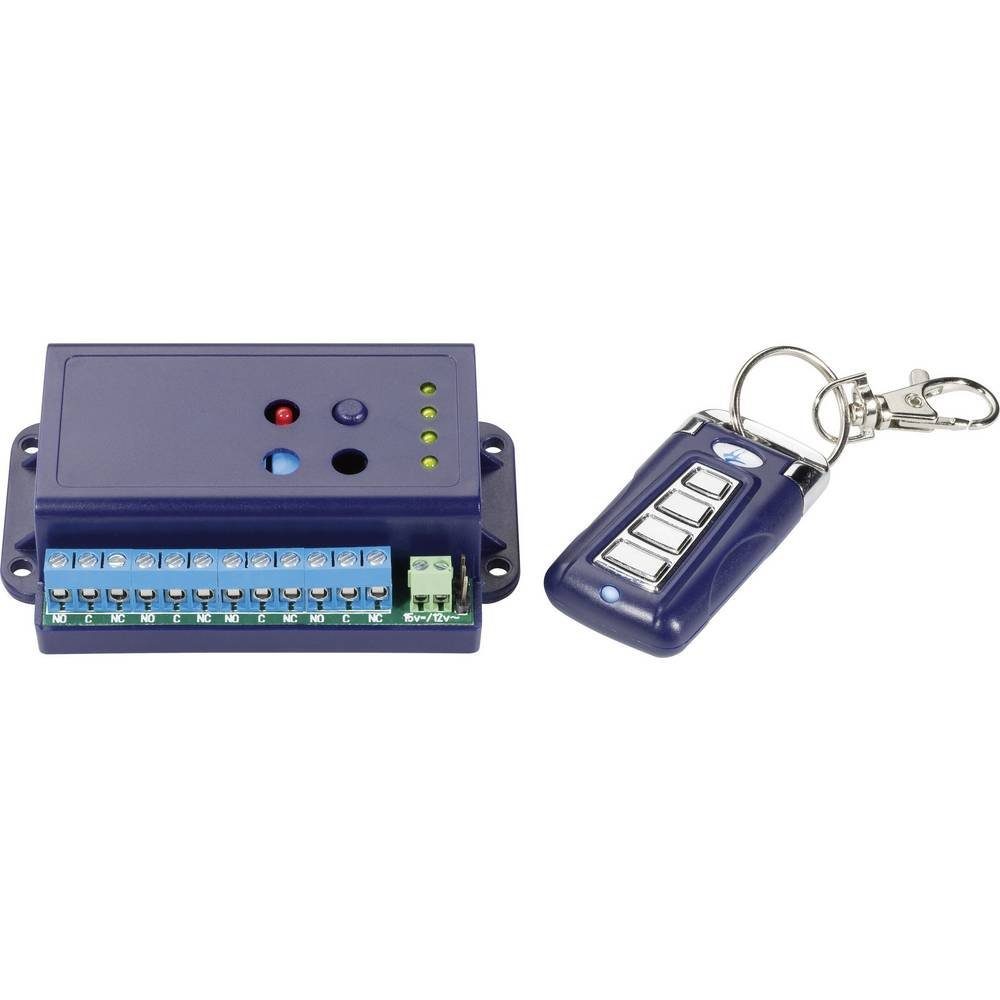TowiTek Funk-Empfangsmodul 4-Kanal Funkschaltsystem + Handsender TWT2028, inkl. Handsender