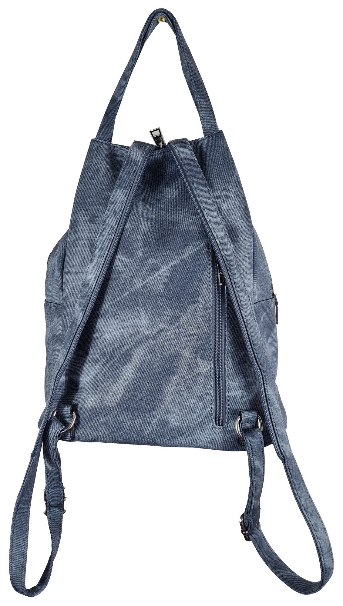 Einkaufszauber Schultertasche Slingbag Crossbody Rucksack Handtaschen-Kombination Jeans, Verwandelbar Slingbag, Crossoverbag, Rucksack