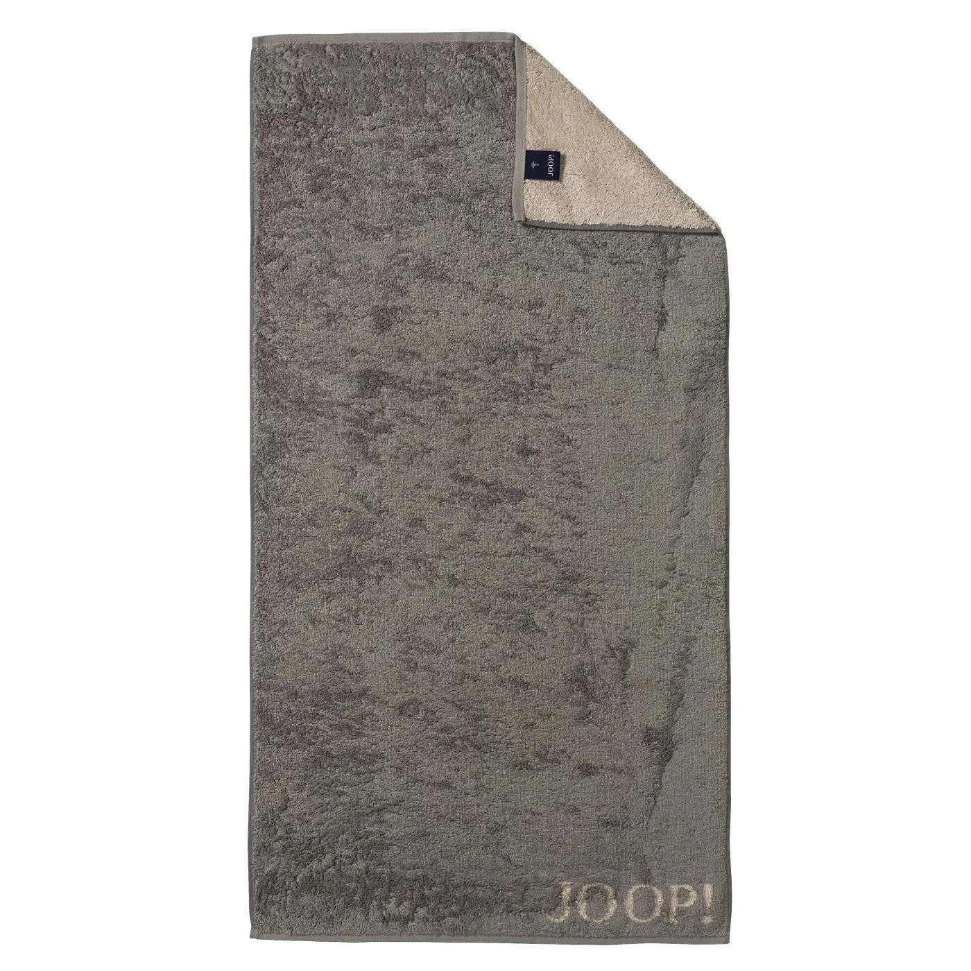 JOOP! Handtuch Joop! Handtuch Duschtuch Gästetuch Classic 1600-70 Graphit Taupe, Walkfrottier, 100% Baumwolle