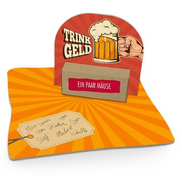 itenga Grußkarten itenga Geldgeschenkverpackung Bier / Trinkgeld (Motiv 86) mit Bodenpla