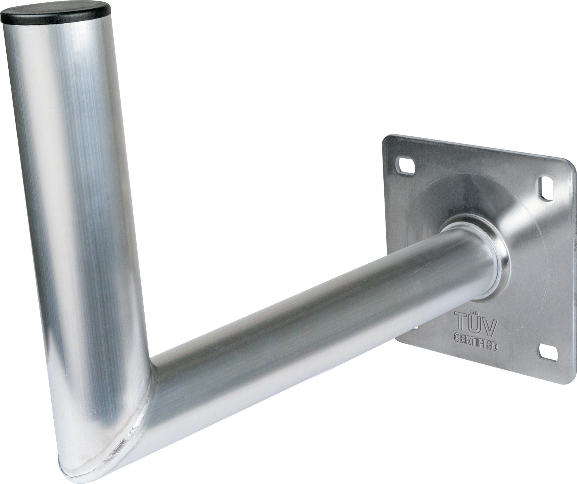 Schwaiger SAT-Halterung 715149, (bis 0 Zoll, Wandabstand 35cm, Durchmesser 48mm, silber)