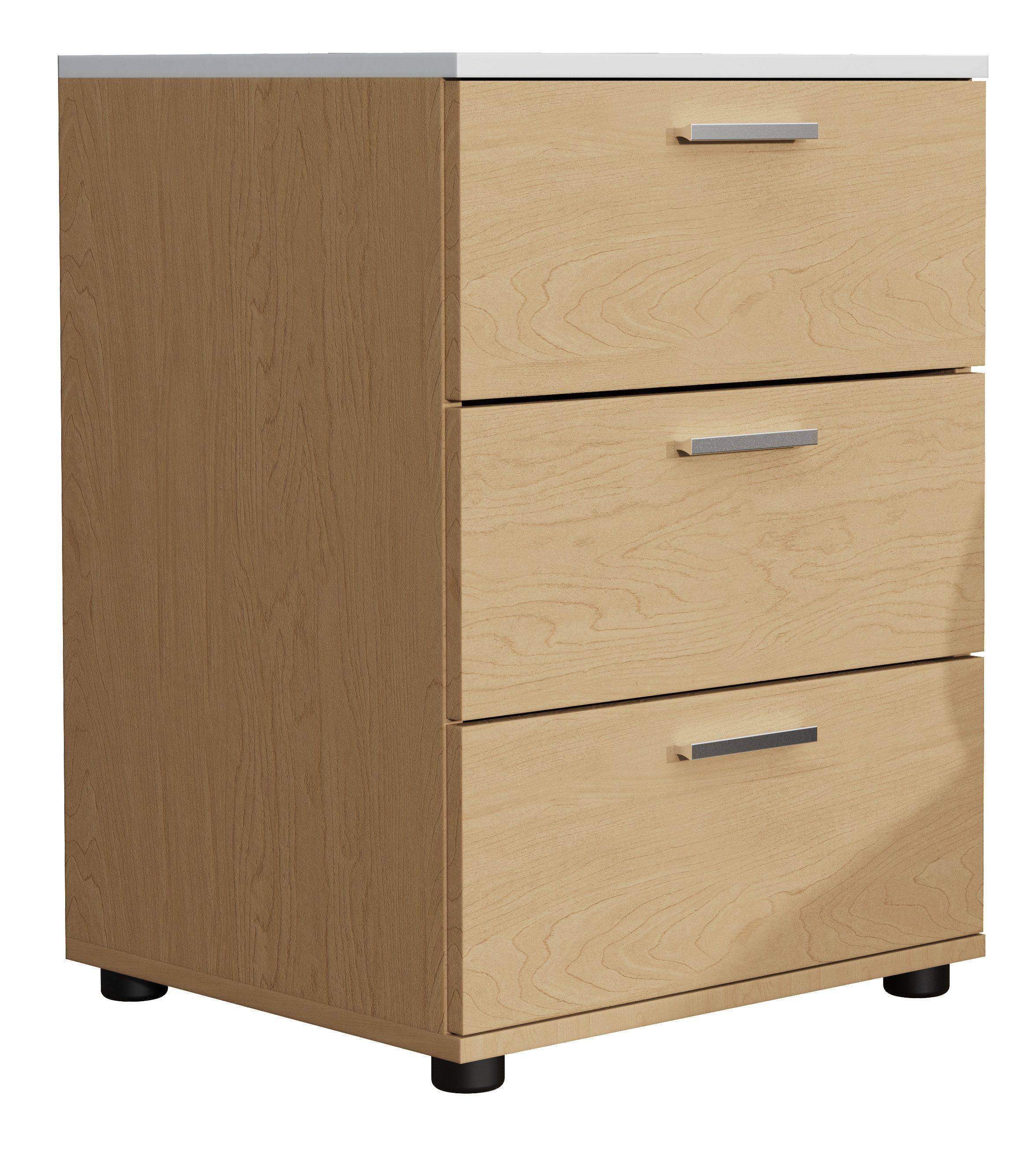VCM Nachttisch Nachtkonsole Testalo H. 59 x B. 46 x T. 42 cm, Nachtschrank, Beistelltisch, Nachtkommode