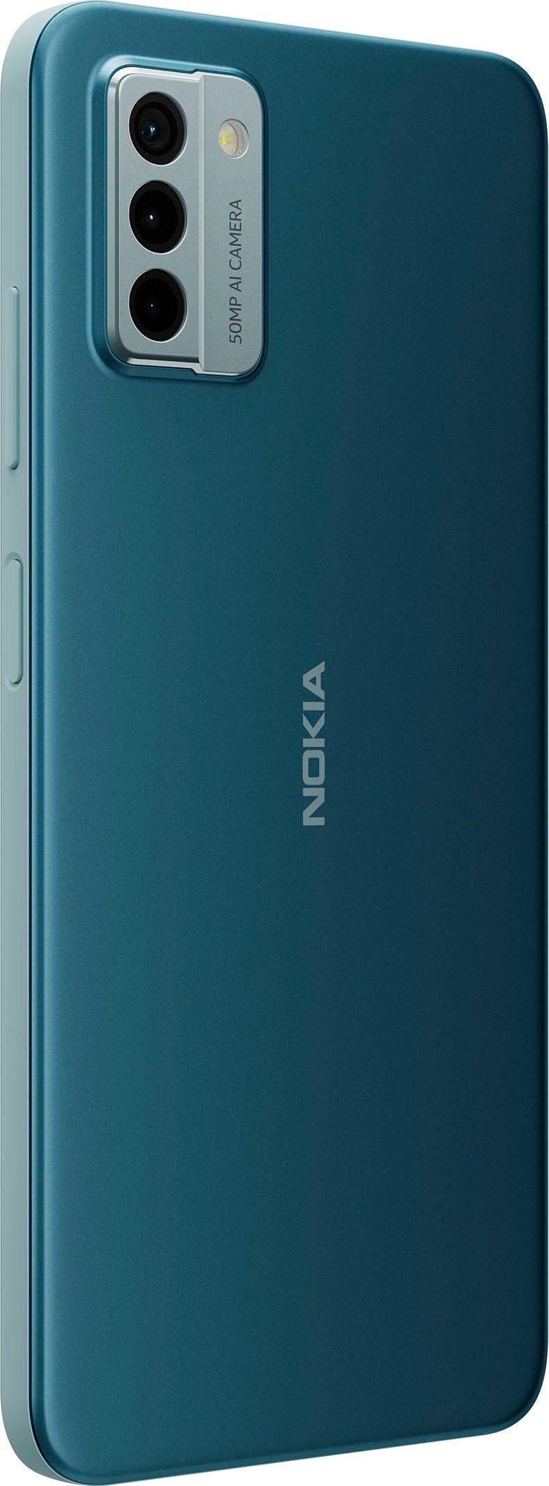 Nokia G22 Smartphone Speicherplatz, Kamera) GB (16,56 Zoll, 64 cm/6,52 MP Blue 50 Lagoon