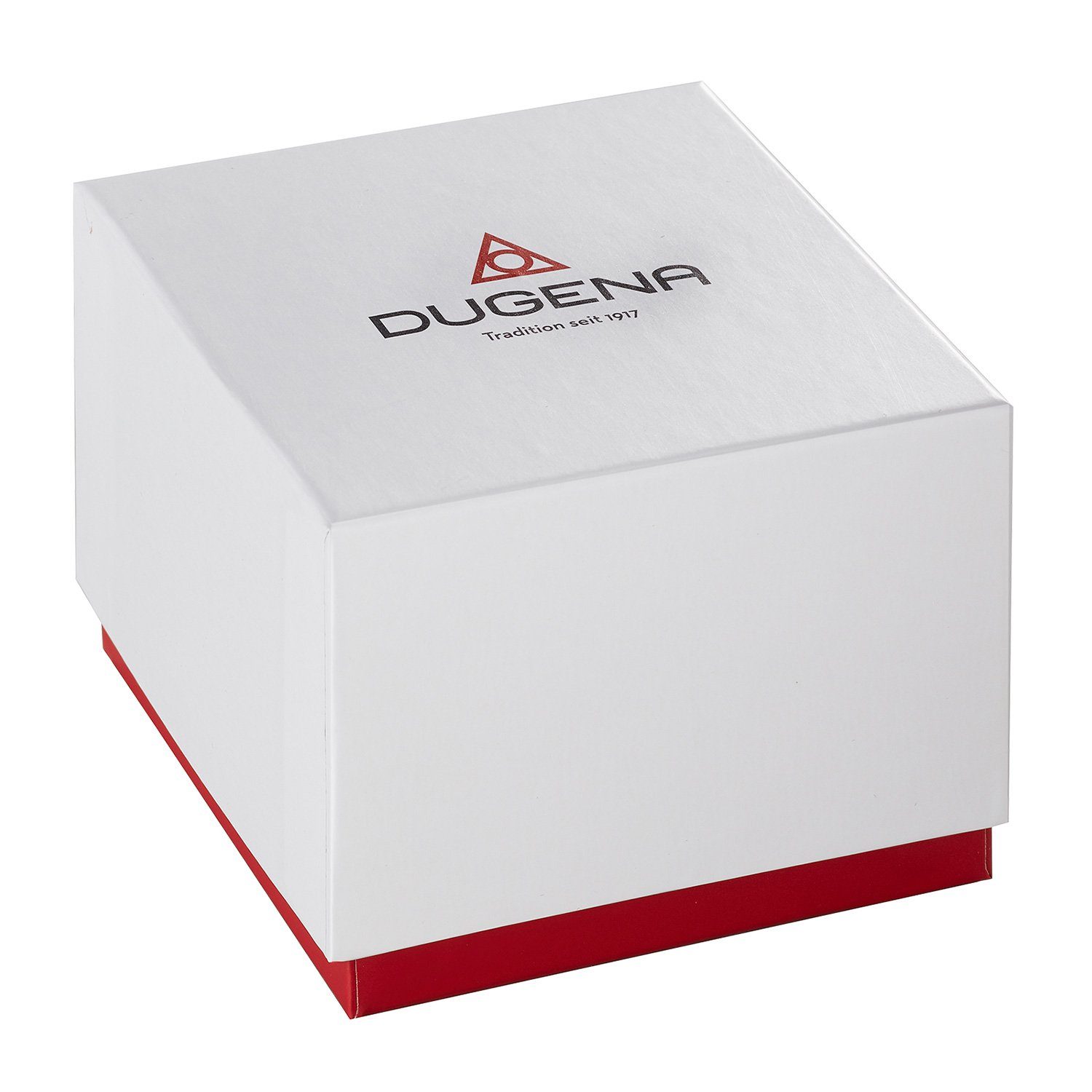 Dugena Taschenuhr Herren-Taschenuhr 4460306-1 Savonette, Quarz, Edelstahl, inkl. Kette