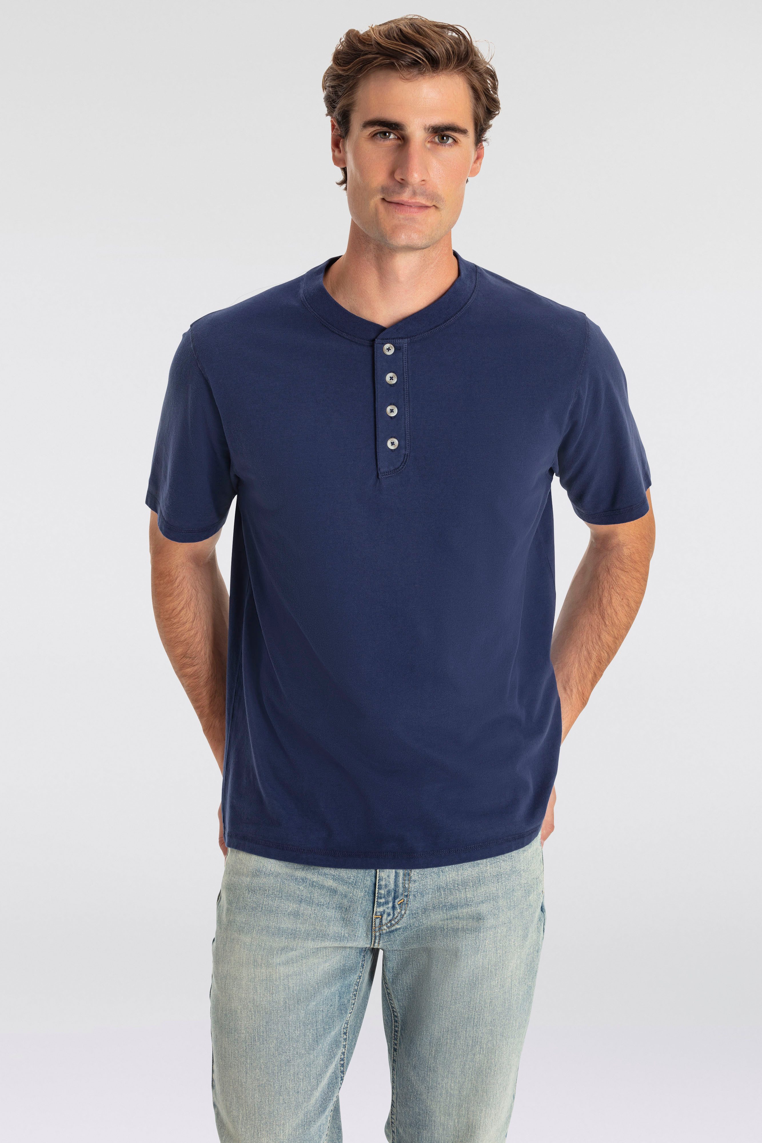 Levi's® Rundhalsshirt SS 4 BUTTON HENLEY günstig online kaufen