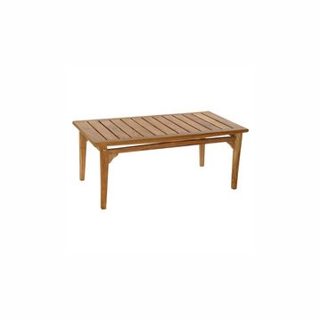 DKD Home Decor Garten-Essgruppe Tisch mit 3 Sesseln DKD Home Decor Teakholz 4 teilig Holz Sitzgruppe S