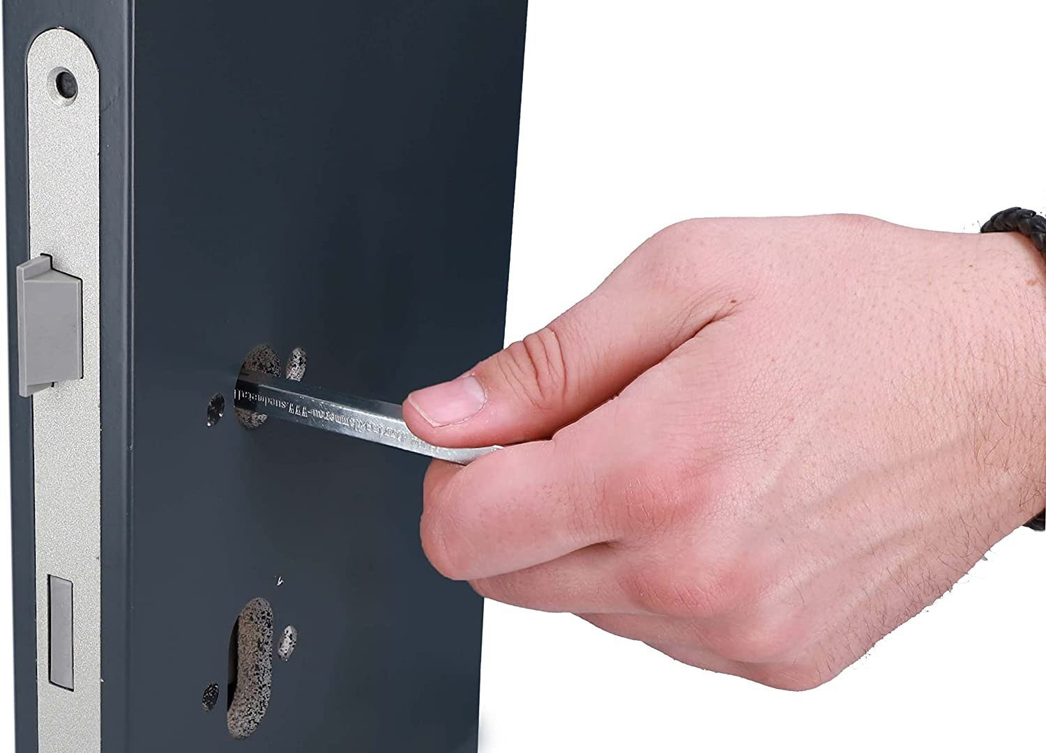 St), Haustüren, Türgriff u. und Türbeschlag Knopf-Drückerpaar (1 Alpertec Türbeschlag für Haustüren für Zimmer Zimmer