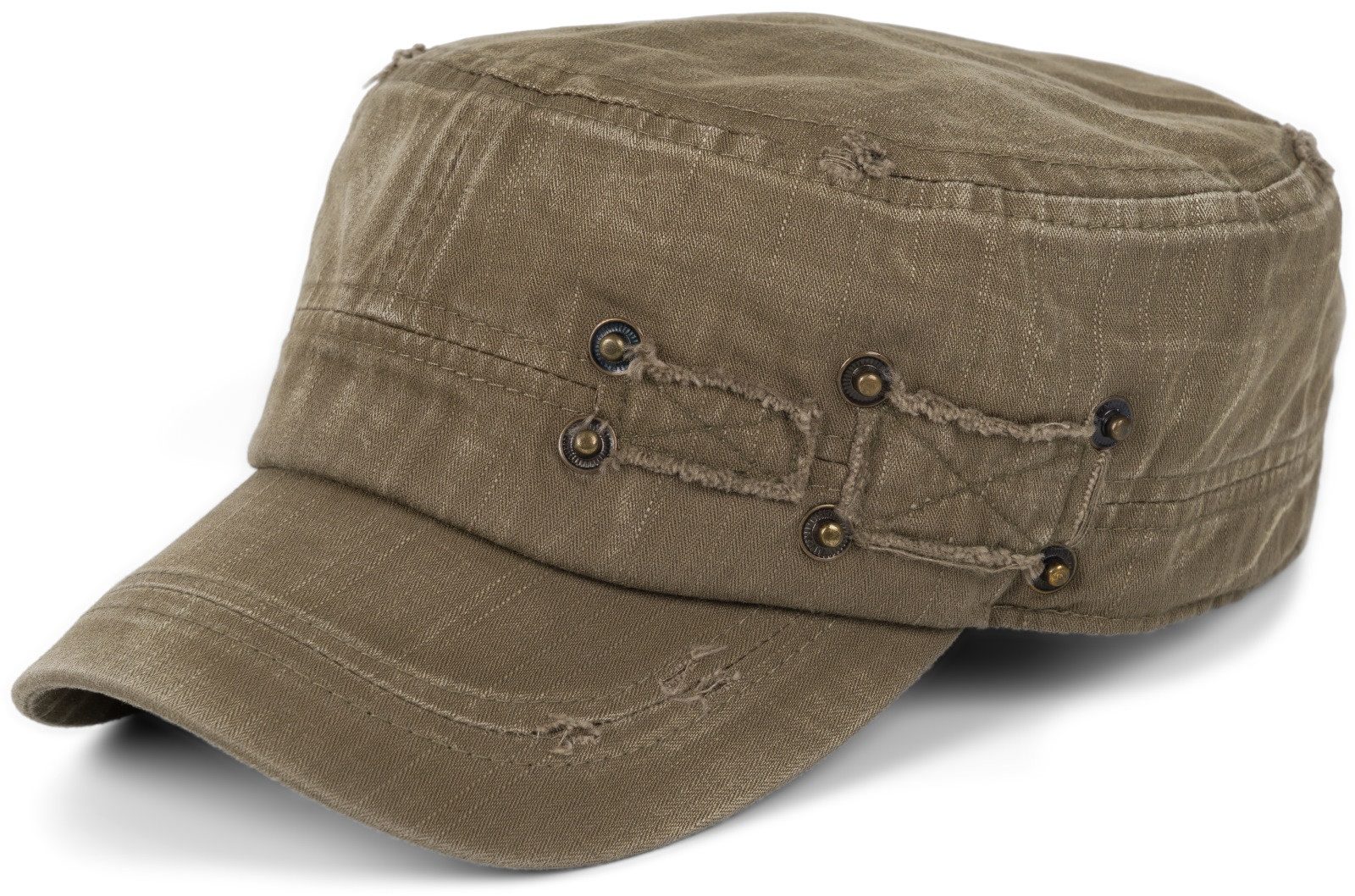 styleBREAKER Army Cap Military Cap Destroyed Used Look (1-St)