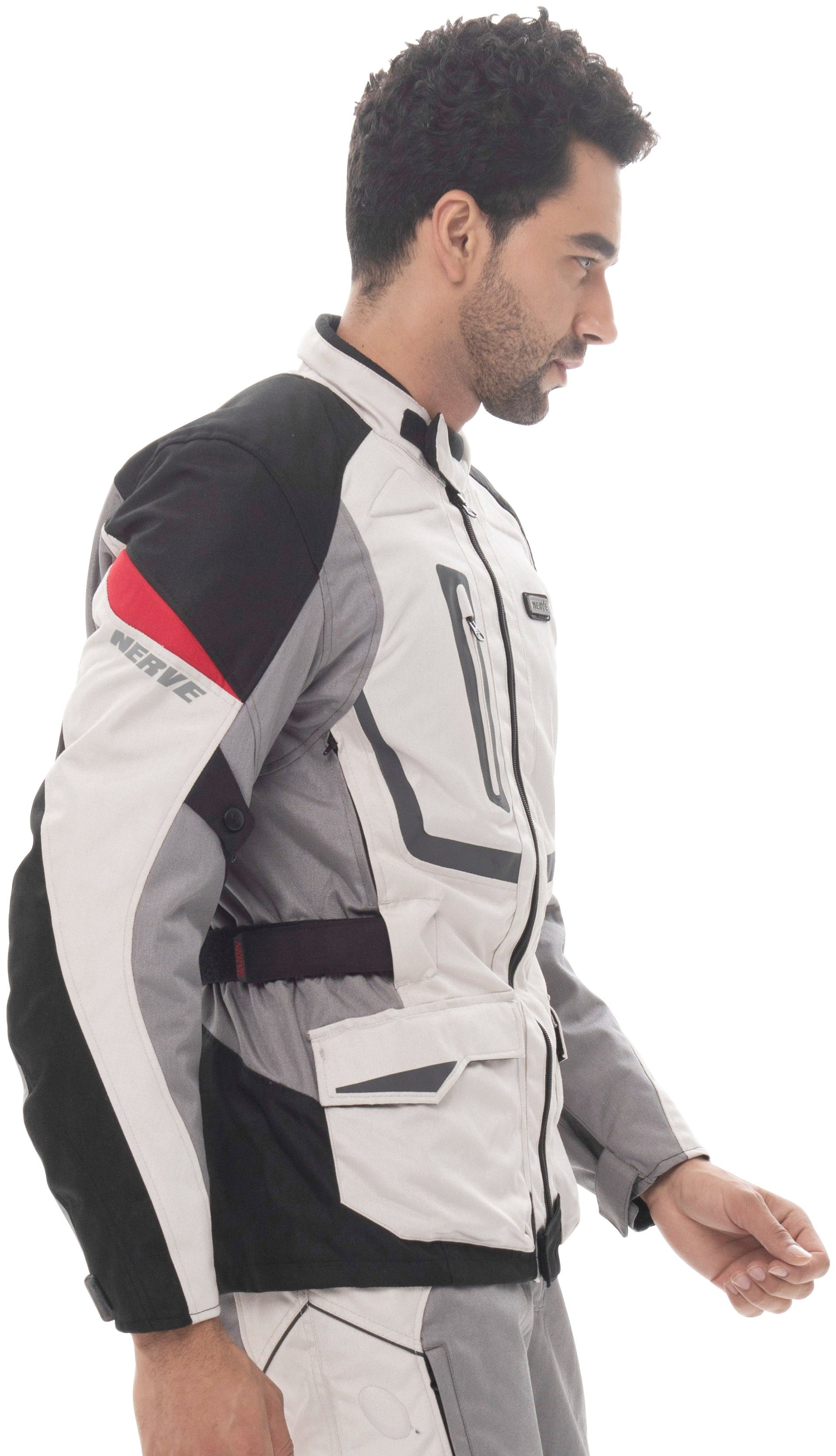 NERVE Motorradjacke Outback herausnehmbares Thermofutter