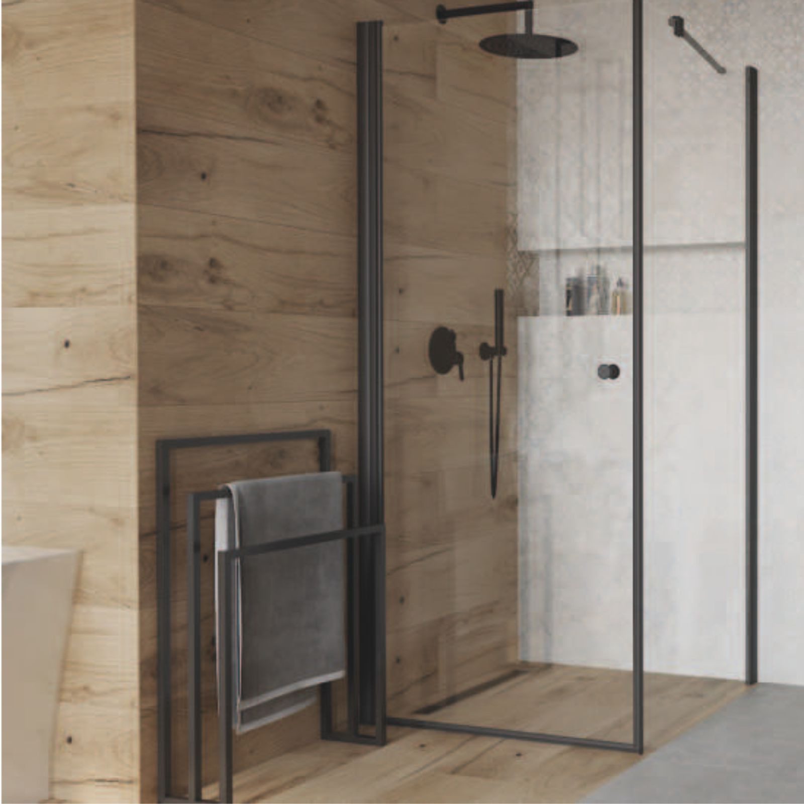 Handtuchhalter Handtuchständer SERAM freistehend (850×600×200 mm) matt, sch günstig online kaufen