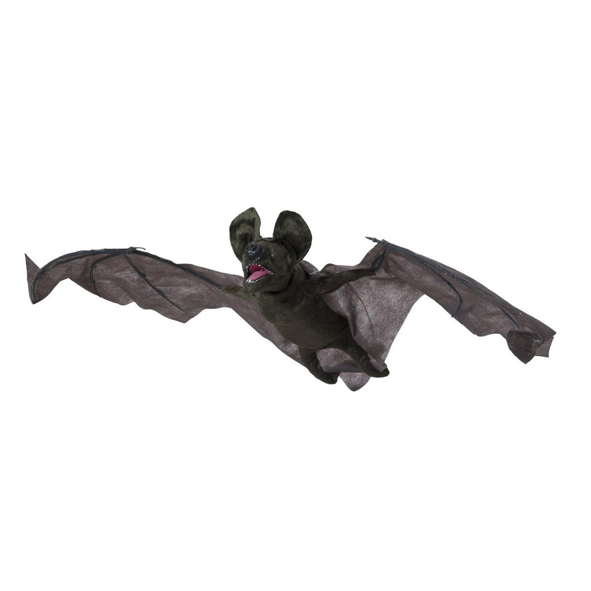 EUROPALMS Tierfigur Animierte Fledermaus 90cm Halloween Figur bewegt Blinkaugen