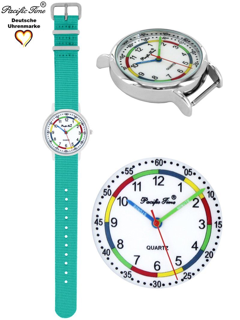 Pacific Time Quarzuhr Kinder Armbanduhr First Lernuhr Wechselarmband, Mix und Match Design - Gratis Versand – Bild 3 von 5