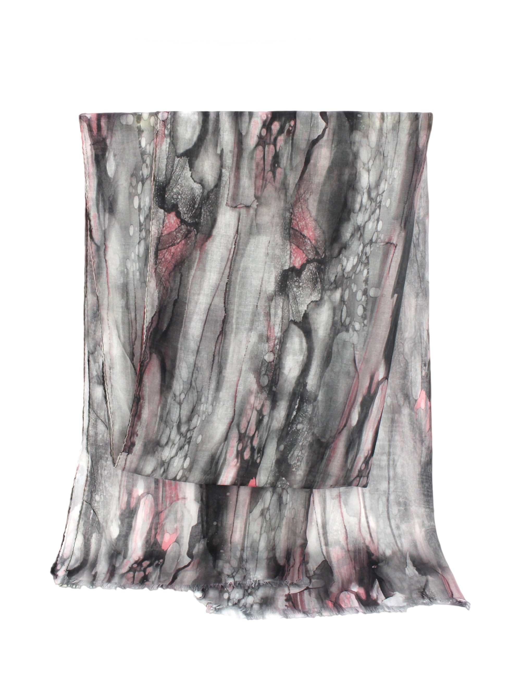 ZEBRO Modeschal Sommertuch Aquarellfarben günstig online kaufen