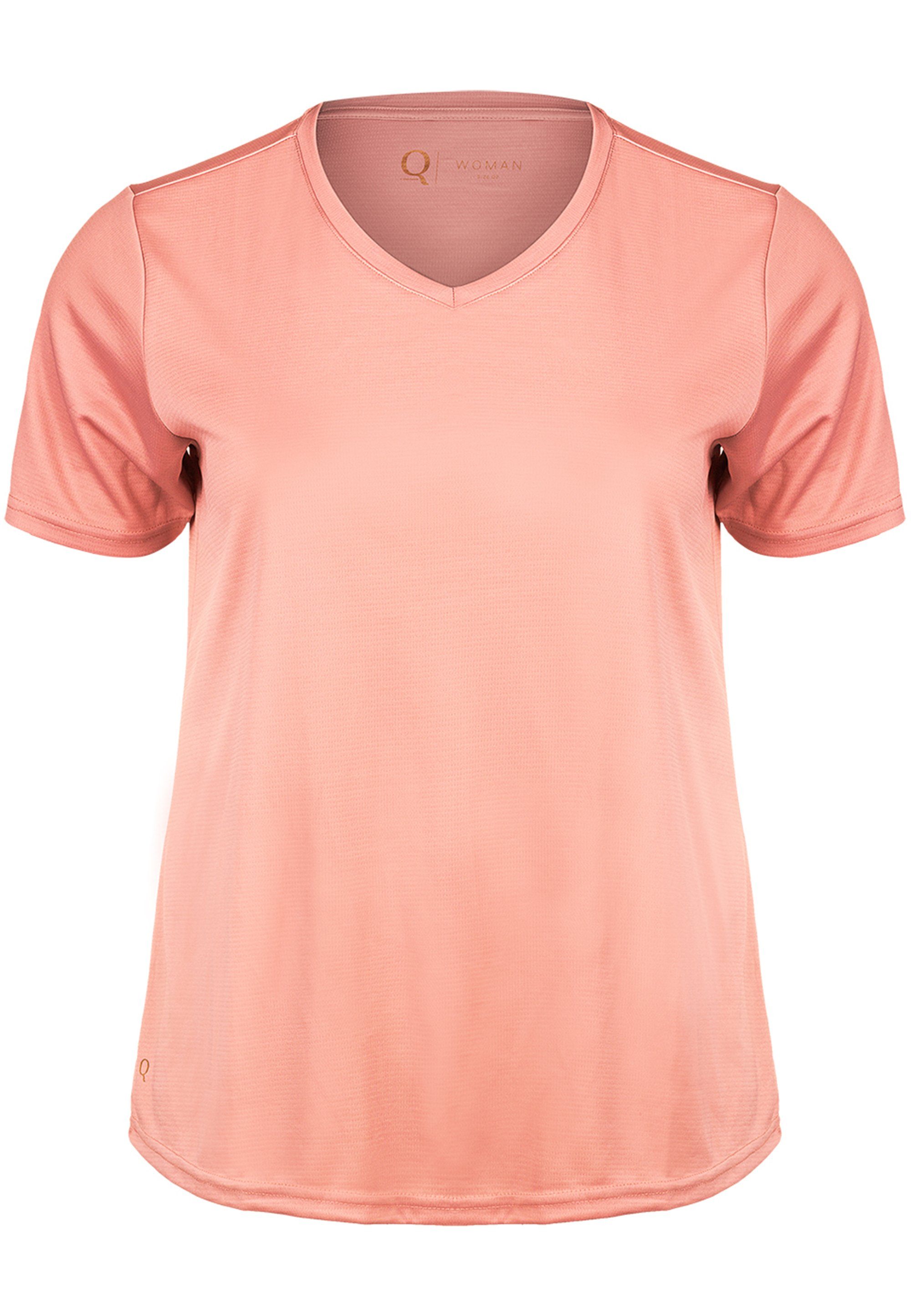 Funktionsshirt ANNABELLE (1-tlg) Endurance by Q DRY-Technologie QUICK rosa-pastell mit