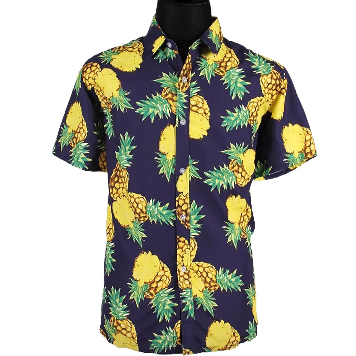 thetru Hawaii-Kostüm Herren Hawaii-Hemd mit Ananas Motiv günstig online kaufen