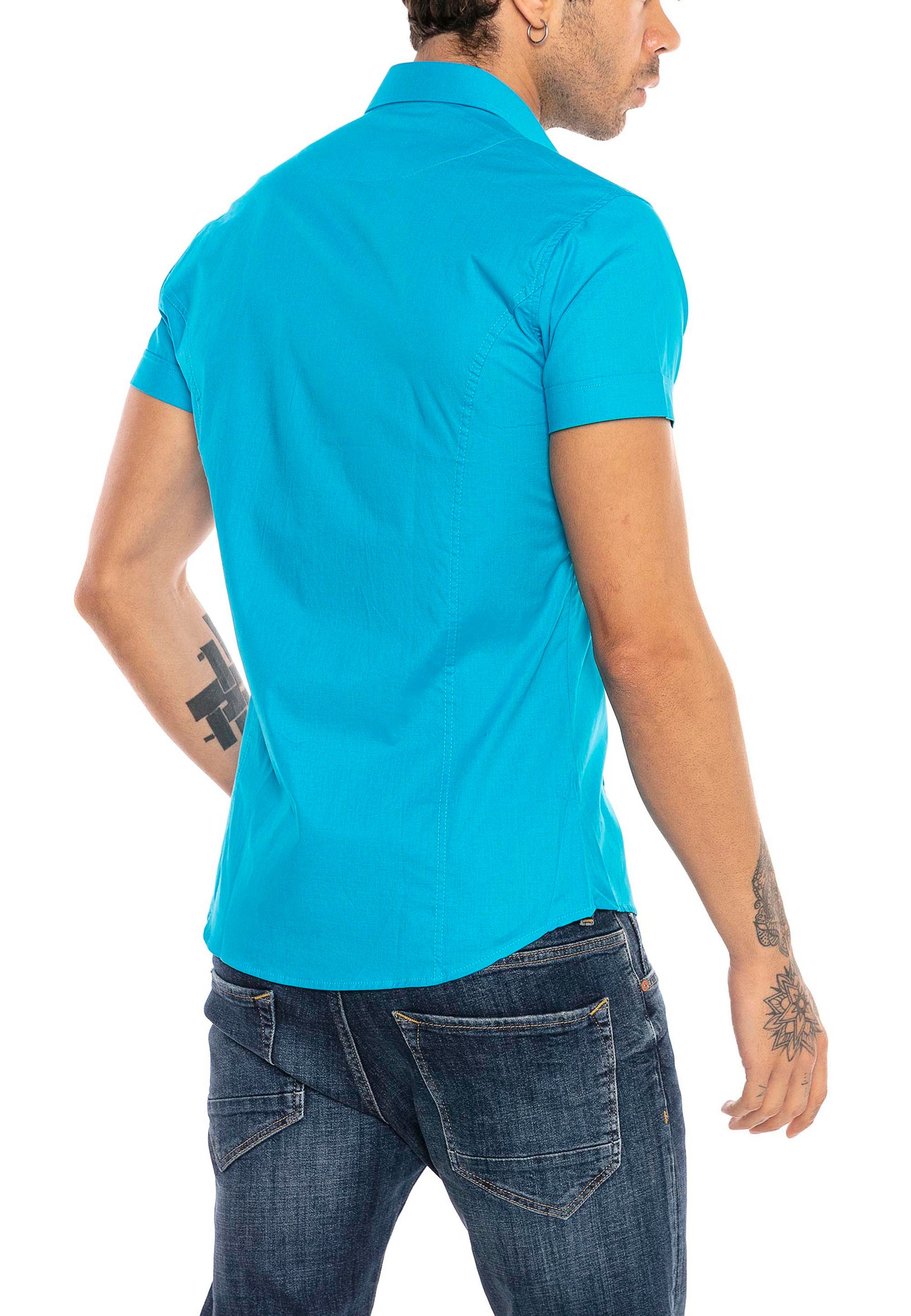 RedBridge Kurzarmhemd Slim Fit – Eleganter Look, Stretch-Material, Figurbetont