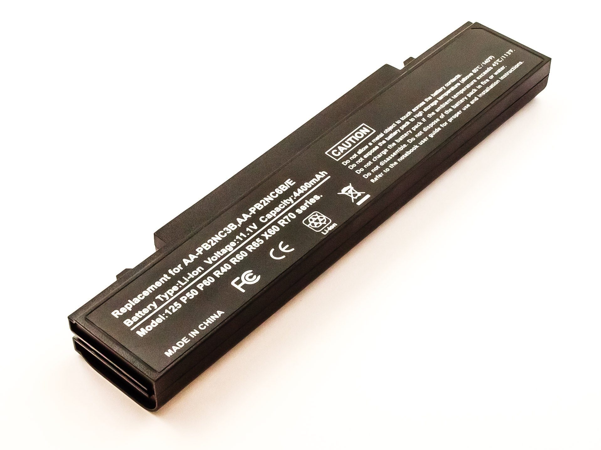 MobiloTec Akku kompatibel mit Samsung NP-R710-FS04DE Akku Akku 4400 mAh (1 St)