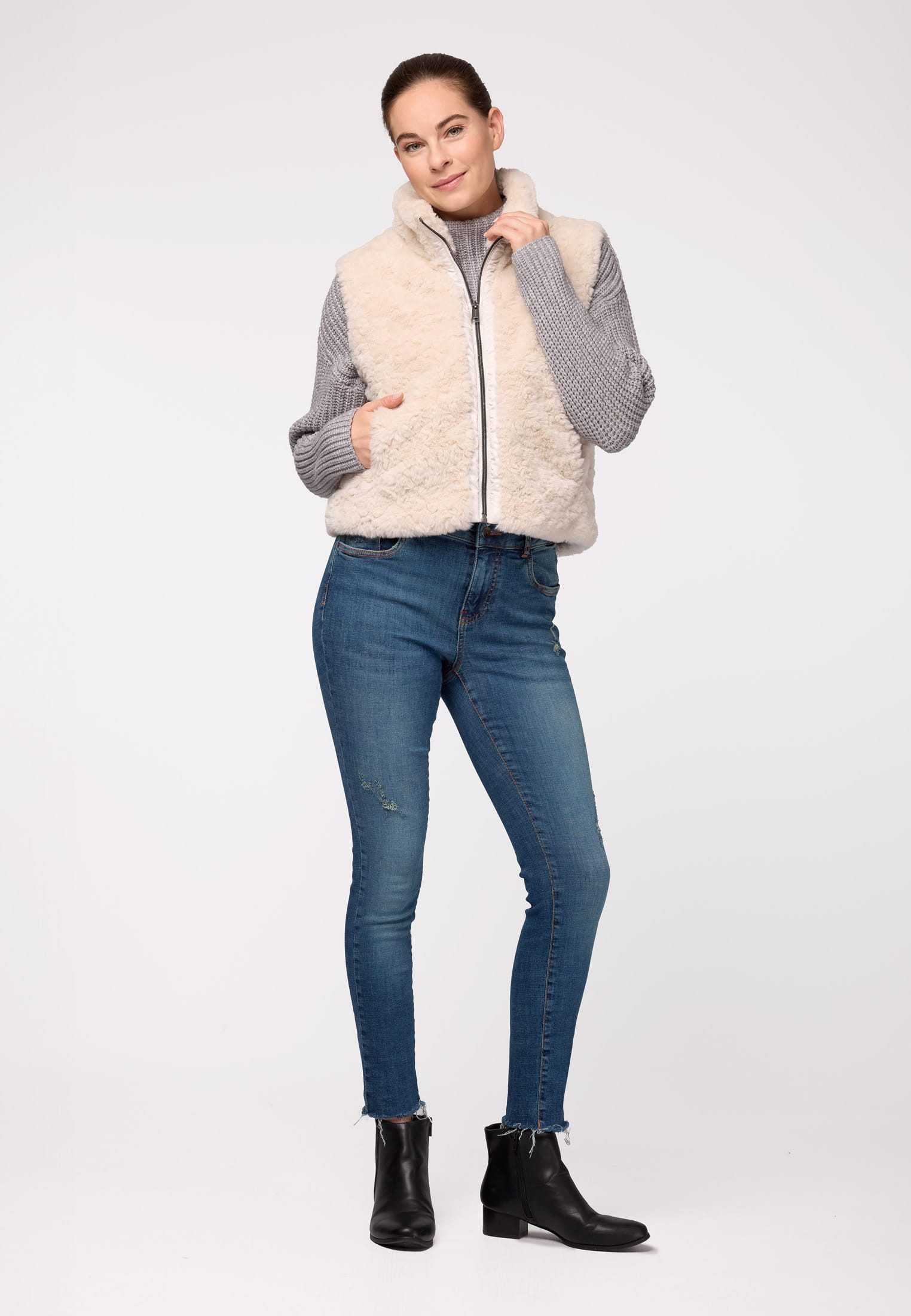 SURI FREY Fellimitatweste SFY Freyday (1-tlg) günstig online kaufen