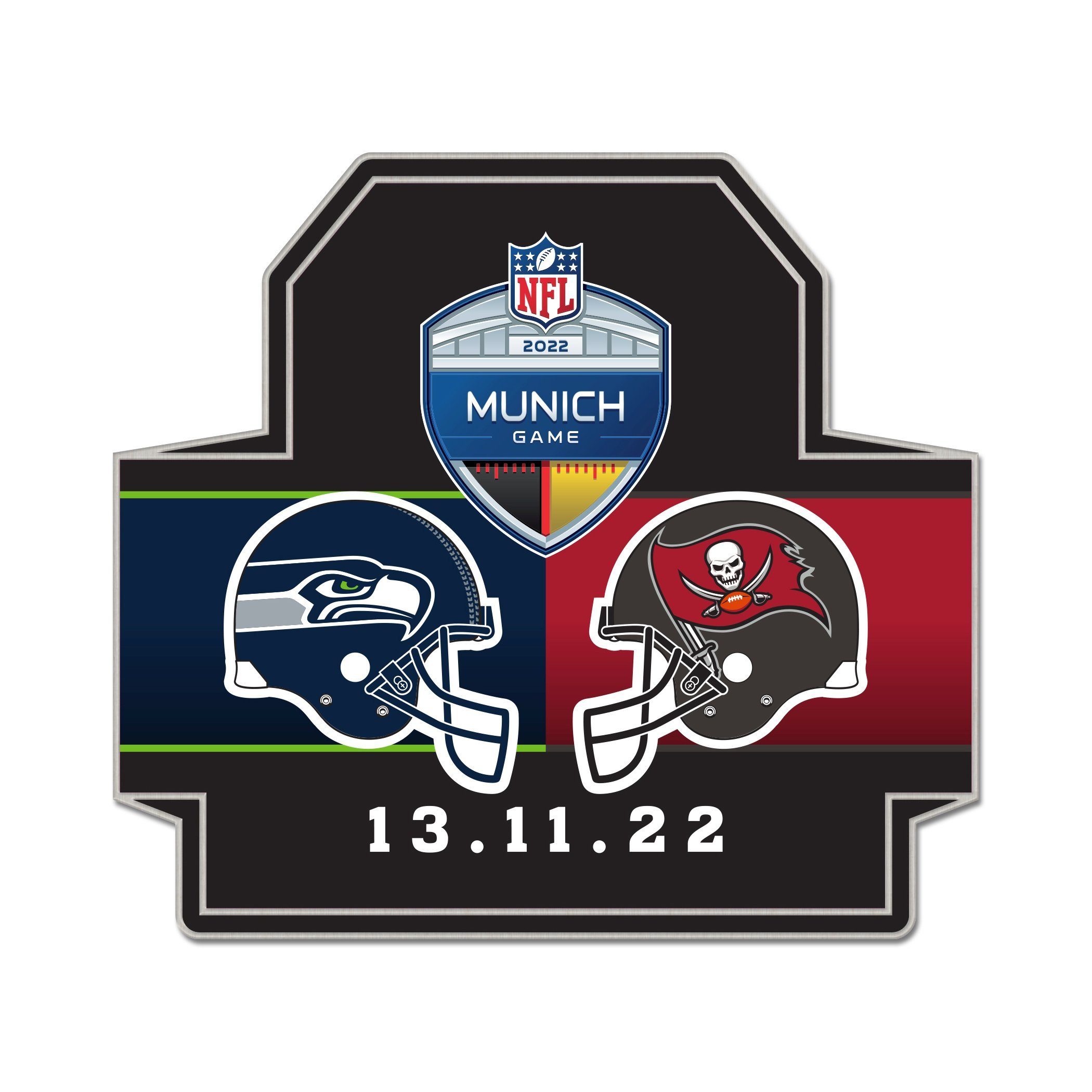 WinCraft Pins NFL Pin Badge NFL Buccs Seahawks