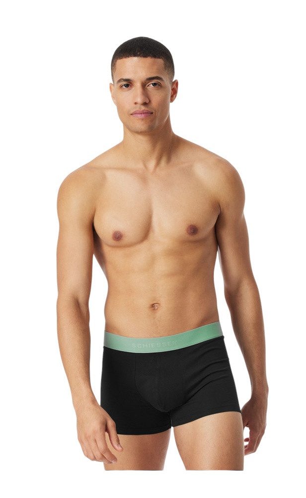 Schiesser Boxershorts Unterwäsche 95/5 Organic Cotton Webgummibund mehrfarb günstig online kaufen