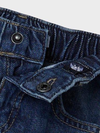 NOOS JEANS 2415-OY NMNSYDNEY Denim Dark Blue TAPERED 5-Pocket-Jeans It Name