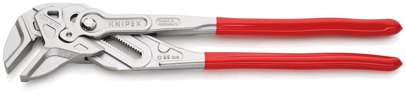 Thumbnail - Wasserpumpenzange KNIPEX 86 03 400 Zangenschlüssel XL 400 mm verchromt Zange und Schraub