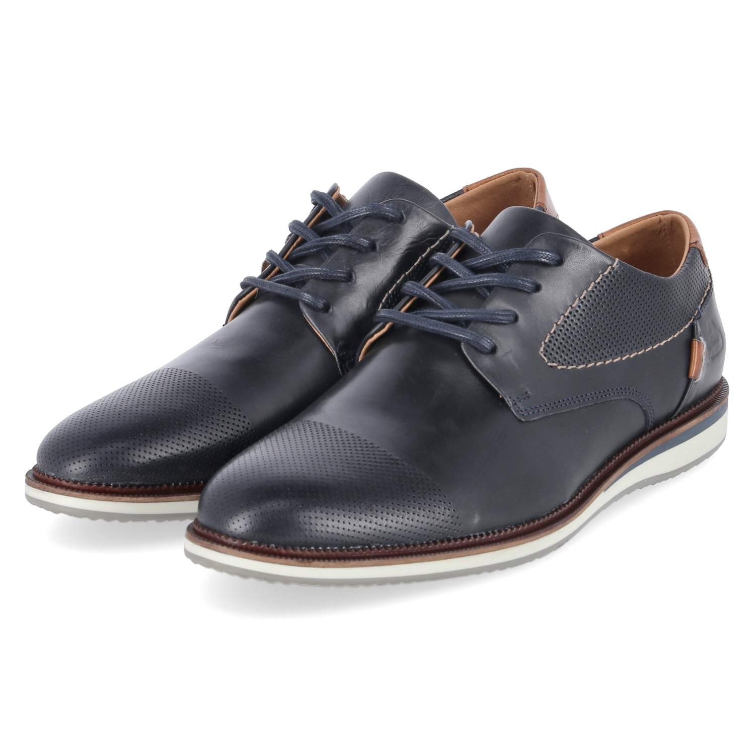 Bullboxer Bullboxer 7LT0060302 4141B1 Herren Leder blue Schnürschuh