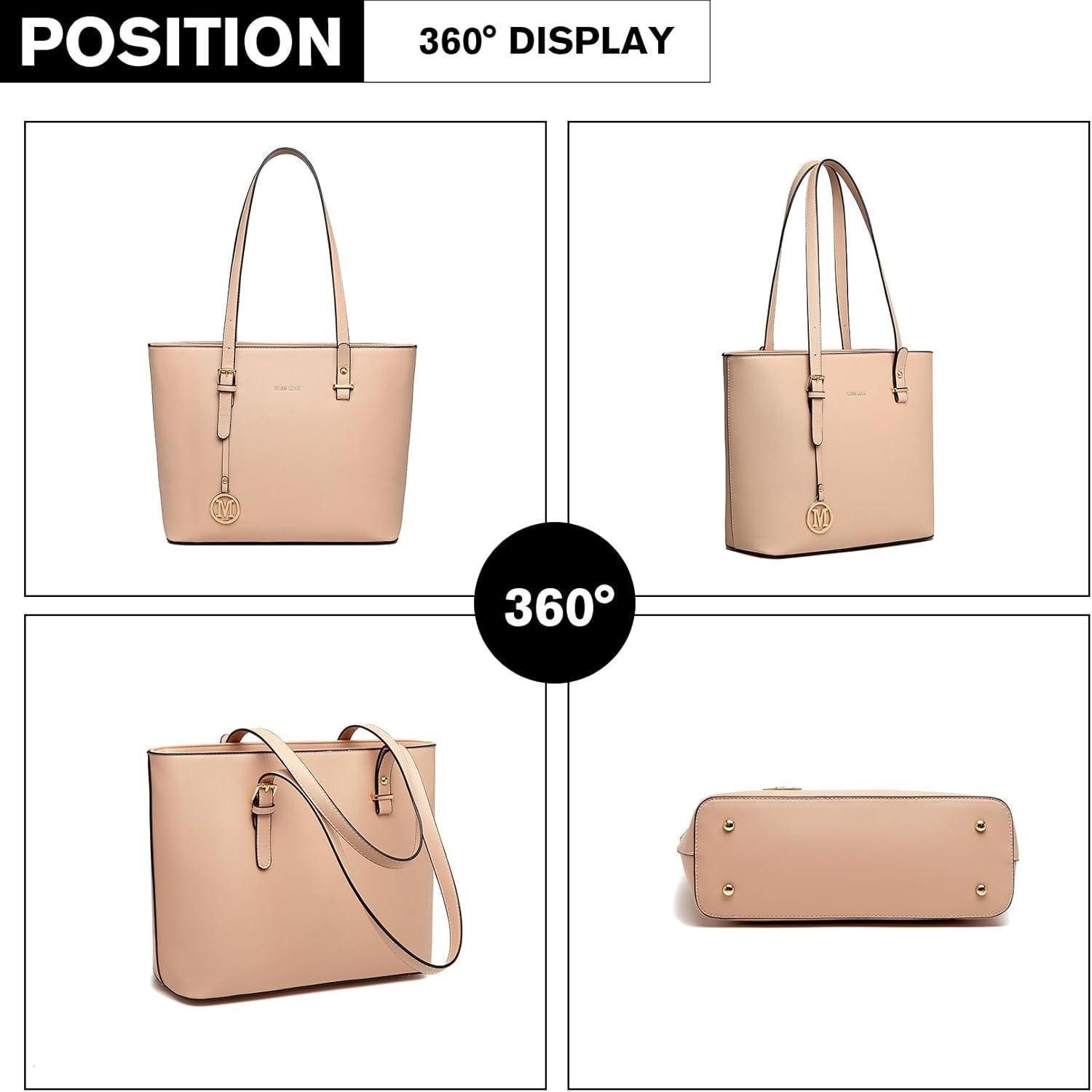 LuxusKollektion Handtasche Damen Handtasche Set Henkeltaschen Umhängetasche Schultertasche