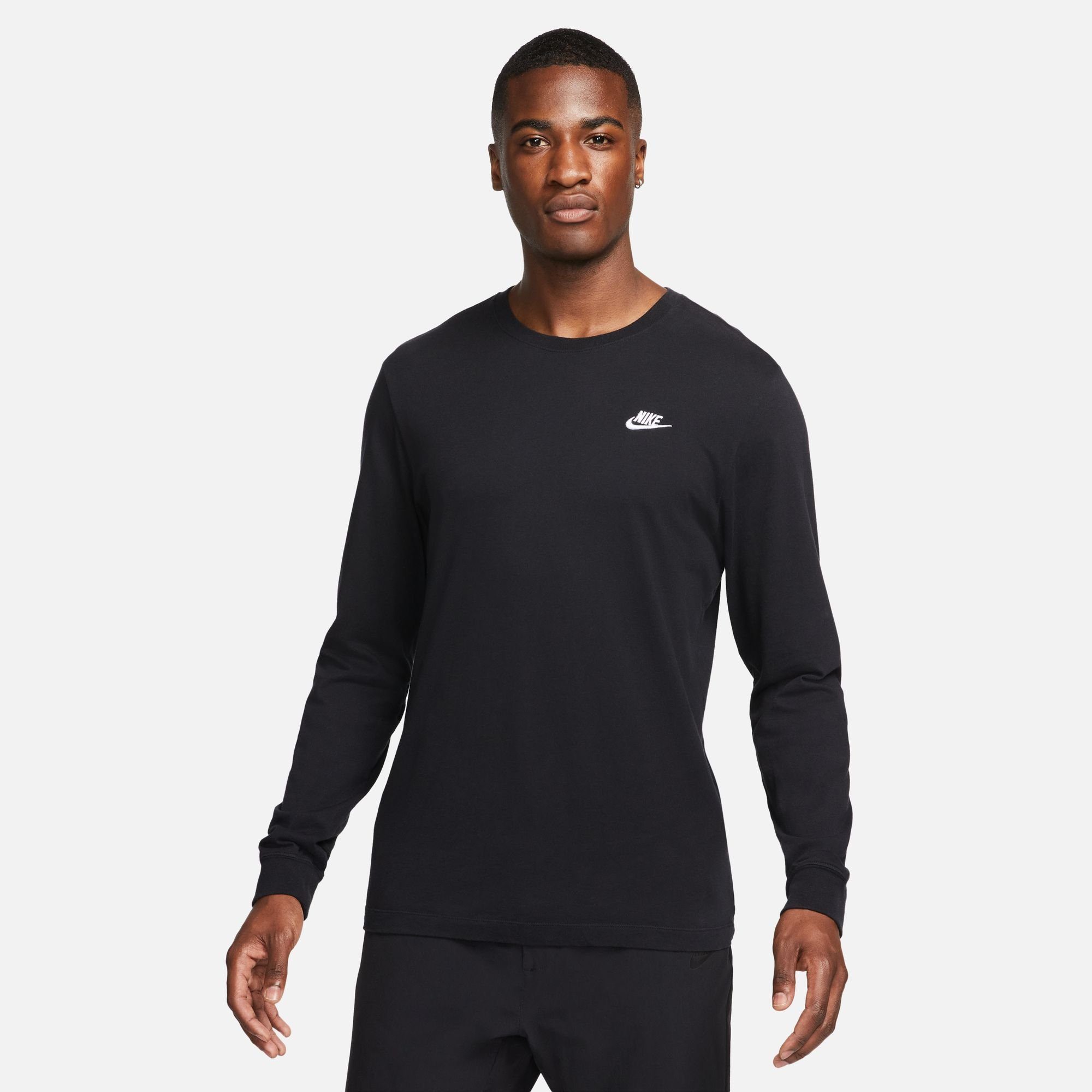 LONG-SLEEVE Nike schwarz T-SHIRT Sportswear MEN'S Langarmshirt